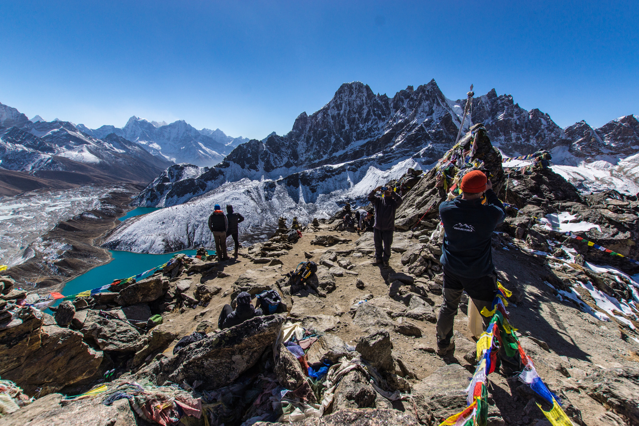 Sony SLT-A65 (SLT-A65V) + Sigma 10-20mm F3.5 EX DC HSM sample photo. Gokyo ri nepal mount everest photography