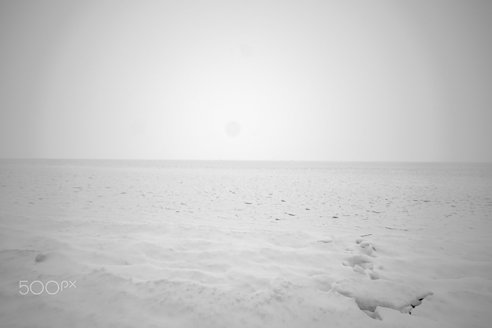Pentax K-S2 sample photo. Snowy beach photography