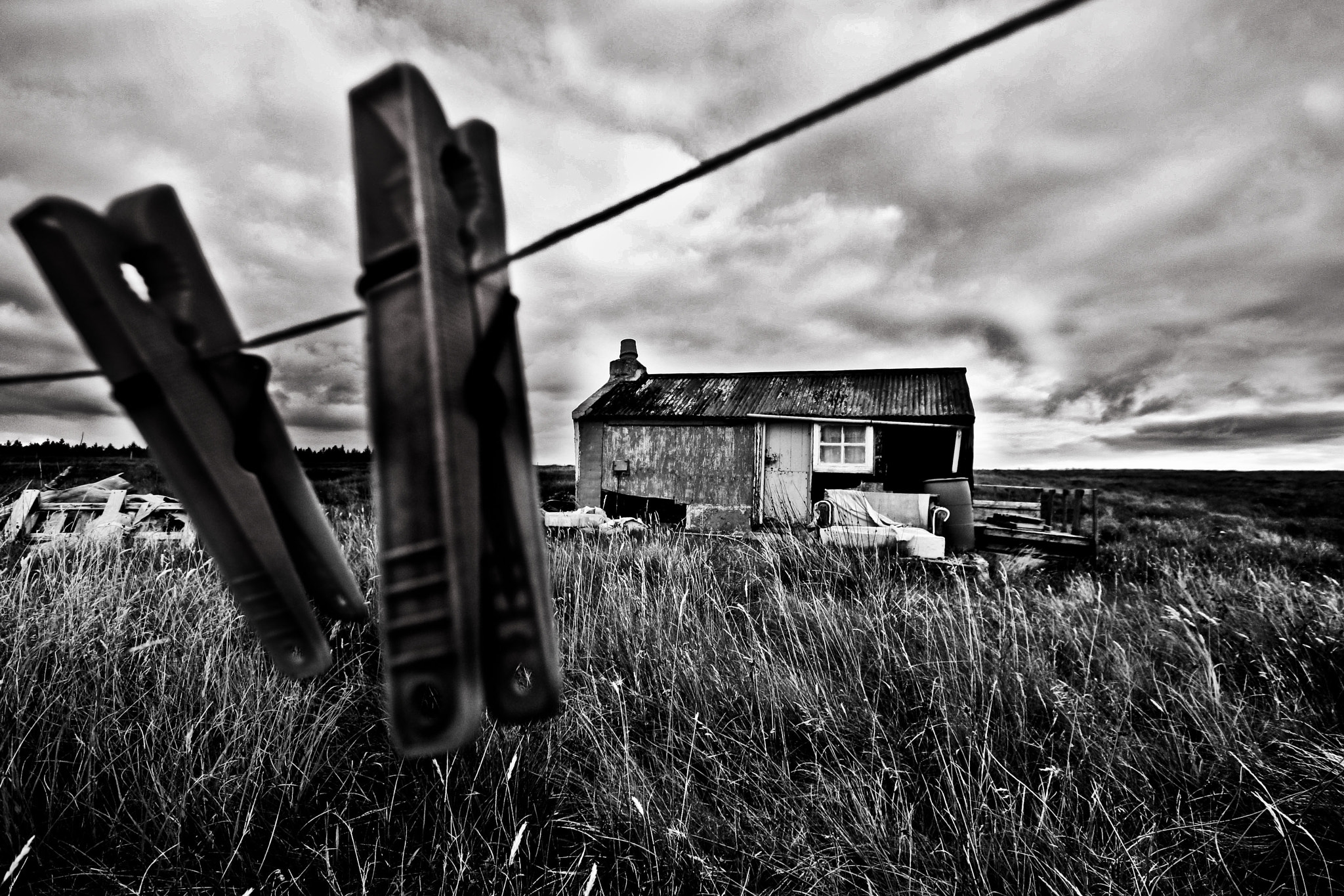 Canon EOS 1000D (EOS Digital Rebel XS / EOS Kiss F) sample photo. Pegs and bothy photography