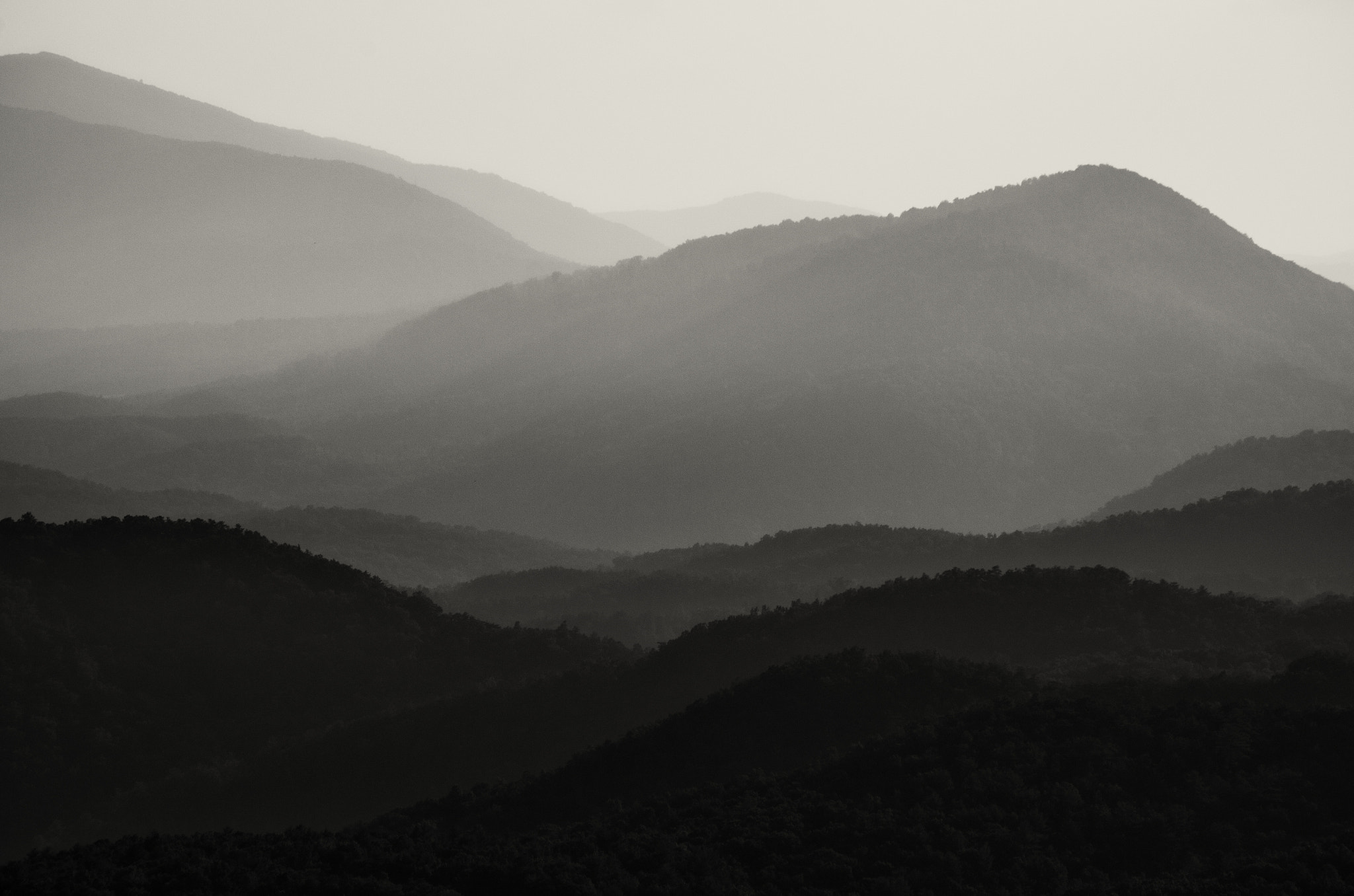 Pentax smc DA 55-300mm F4.0-5.8 ED sample photo. Virginia mountain haze photography