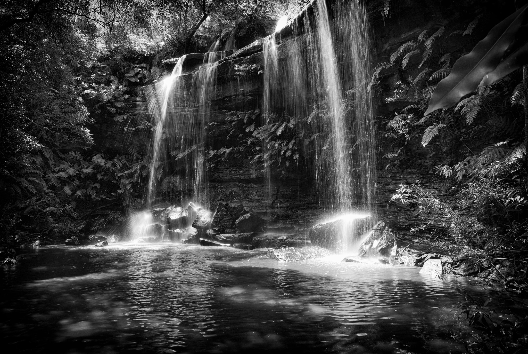 Sigma 17-50mm F2.8 EX DC OS HSM sample photo. Brisbane waters waterfall photography