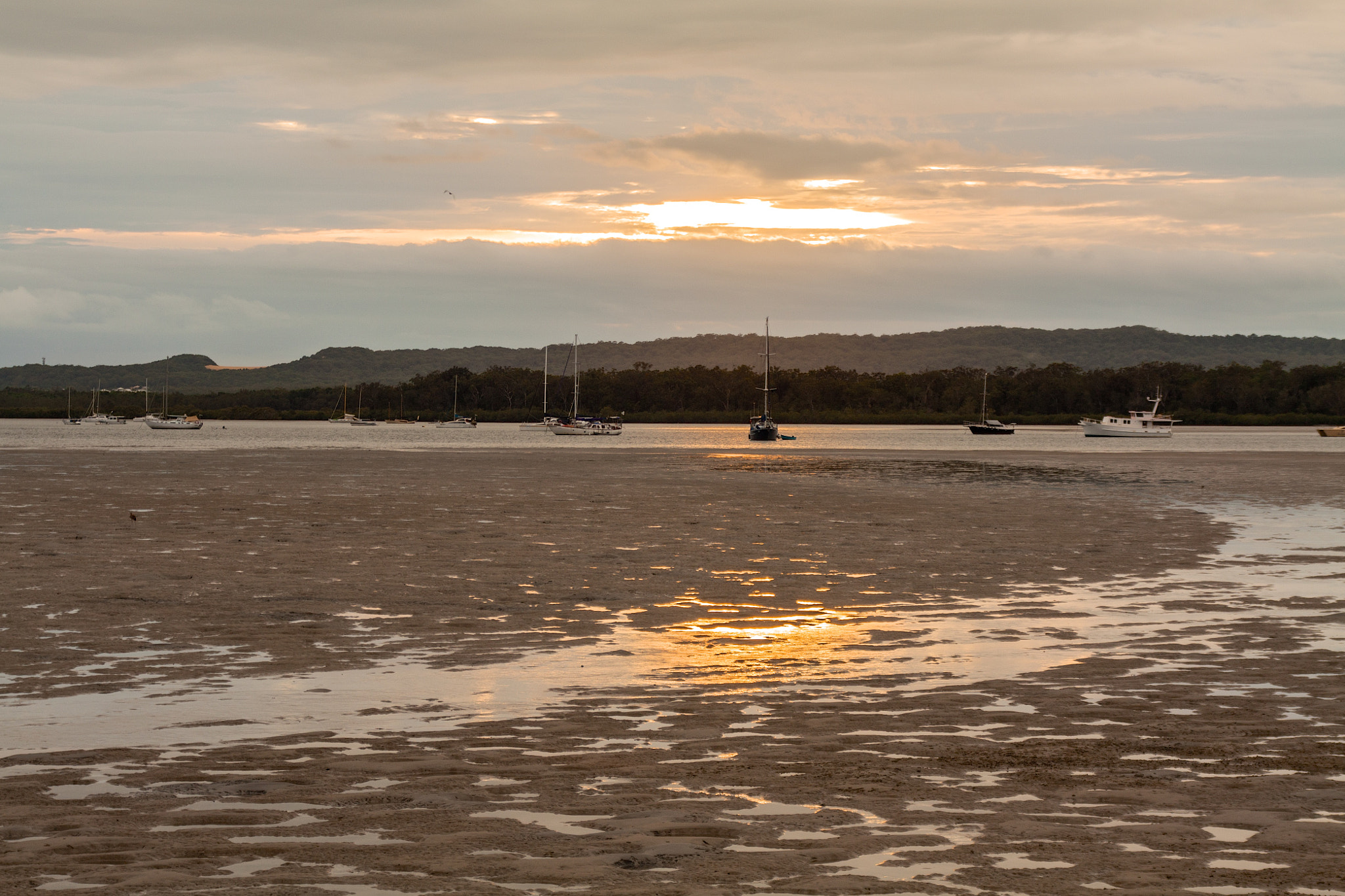 Tamron AF 28-200mm F3.8-5.6 XR Di Aspherical (IF) Macro sample photo. Tin can bay sunrise photography