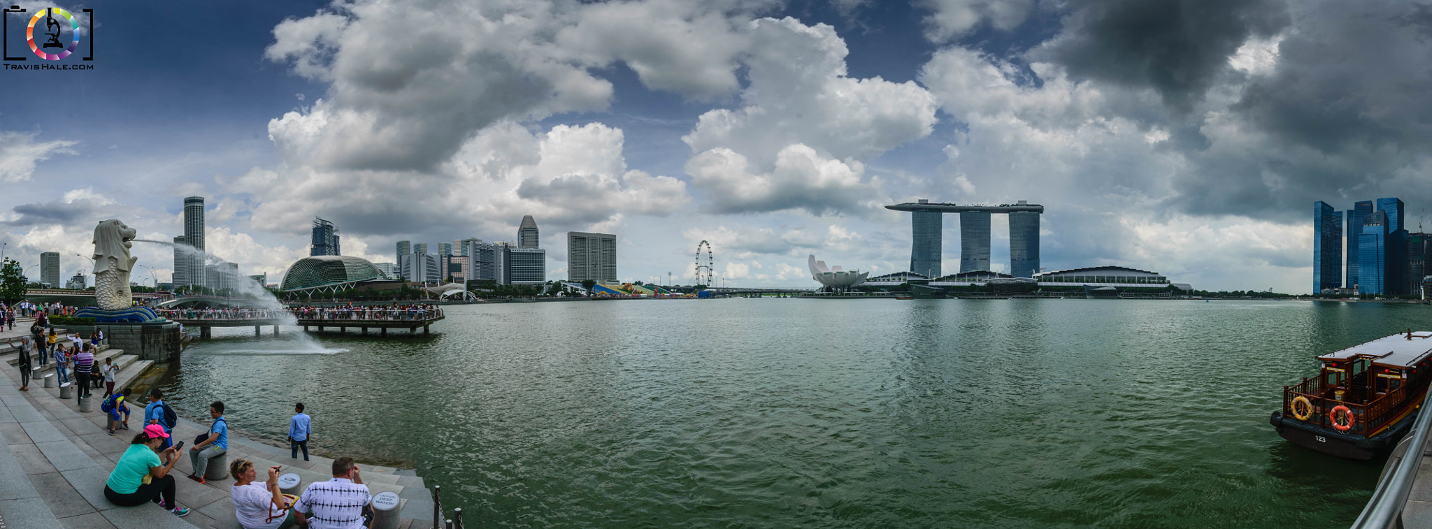 Nikon AF DX Fisheye-Nikkor 10.5mm F2.8G ED sample photo. Marina bay photography