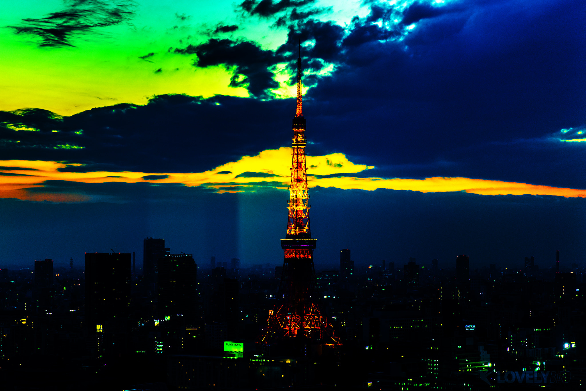 FE 24-71mm F2.8-8 ZA sample photo. Tokyo tower photography