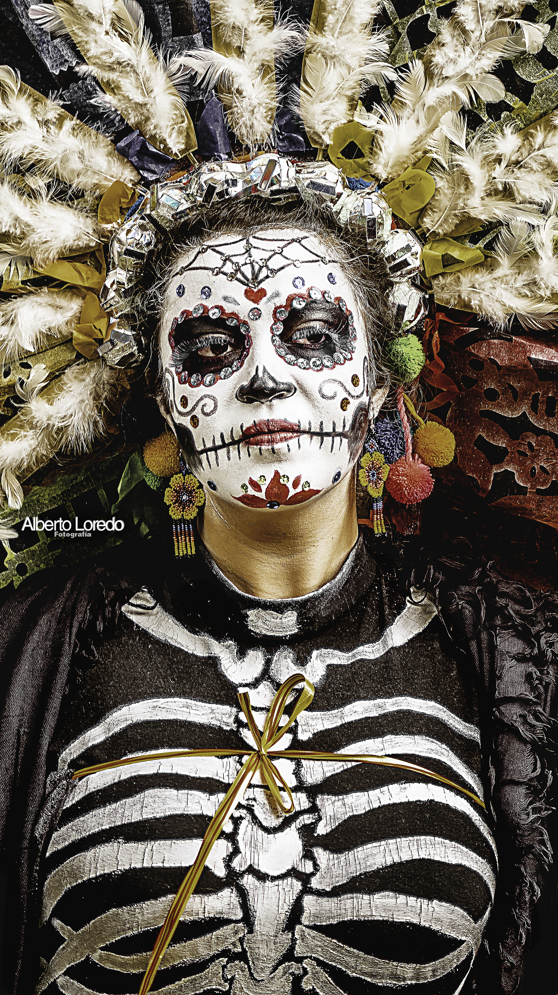 Sony SLT-A58 + Minolta AF 70-210mm F4 Macro sample photo. Mexican catrina photography