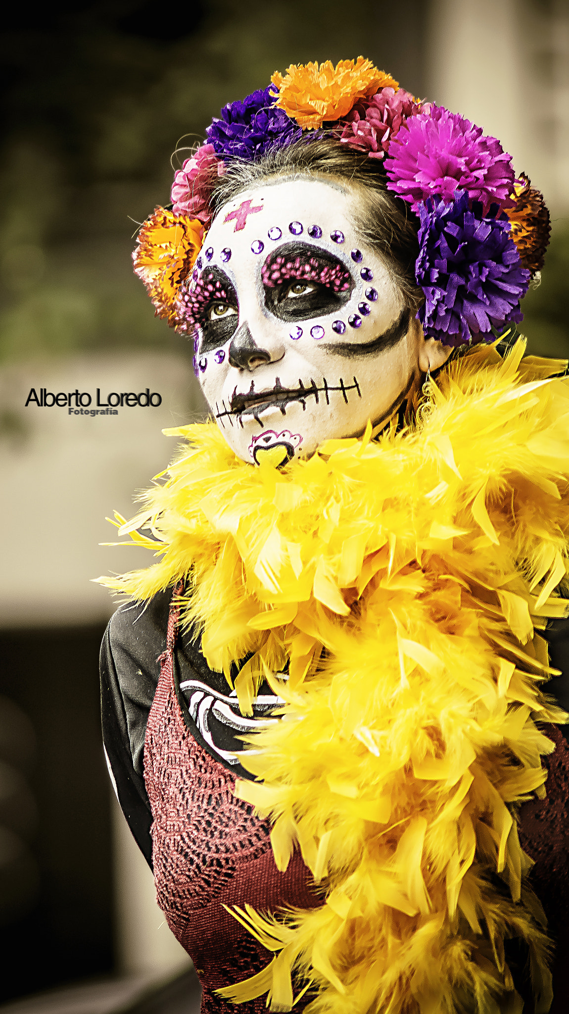 Sony SLT-A58 + Minolta AF 70-210mm F4 Macro sample photo. Mexican catrina photography