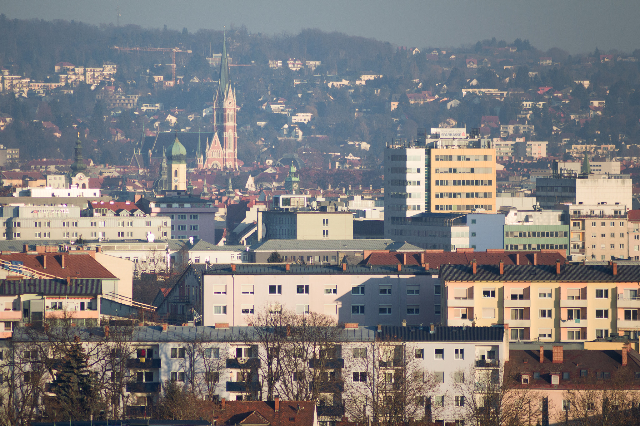 Canon EOS M + Tamron AF 70-300mm F4-5.6 Di LD Macro sample photo. Graz cityscape photography