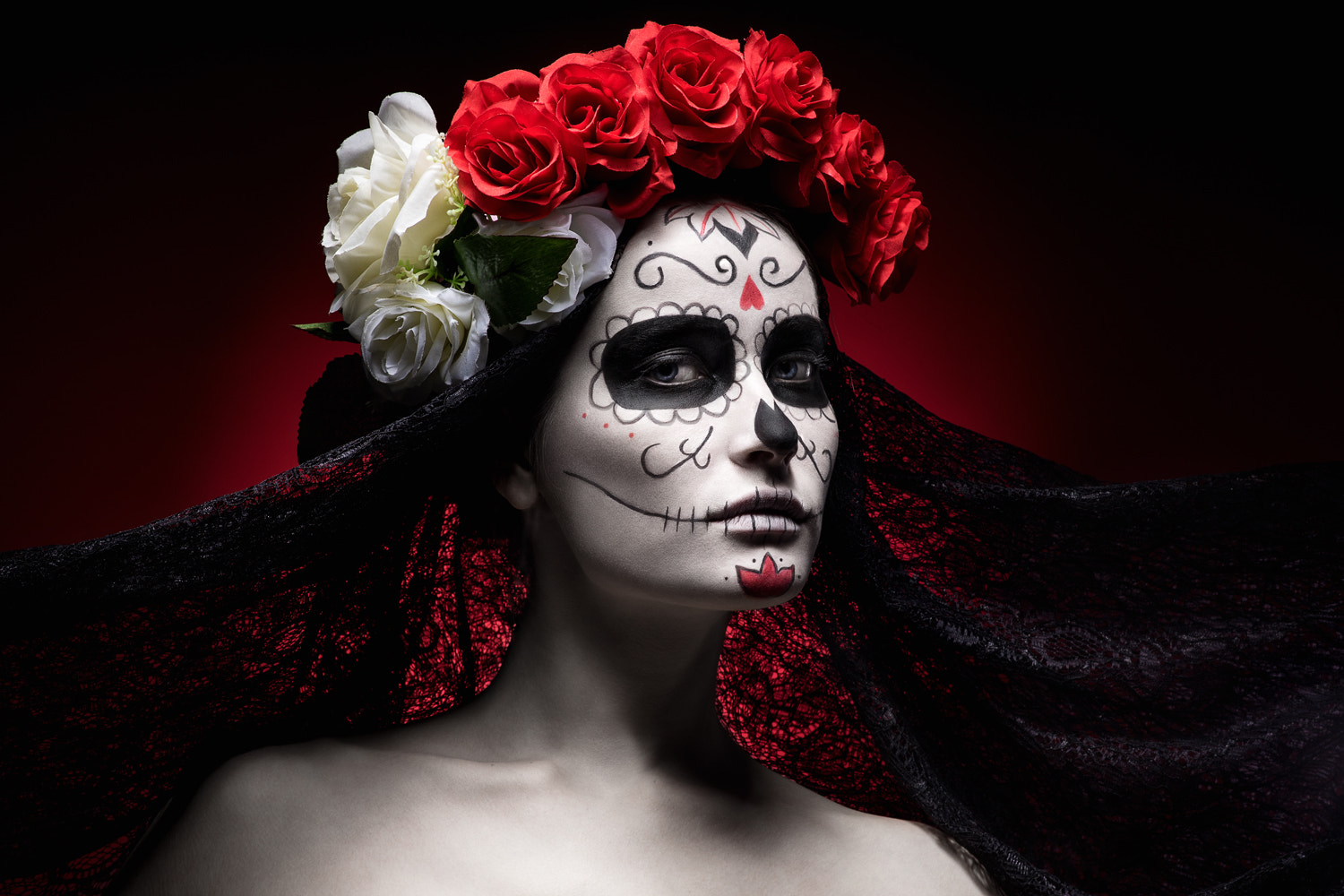 85mm F1.4 sample photo. Santa muerte photography