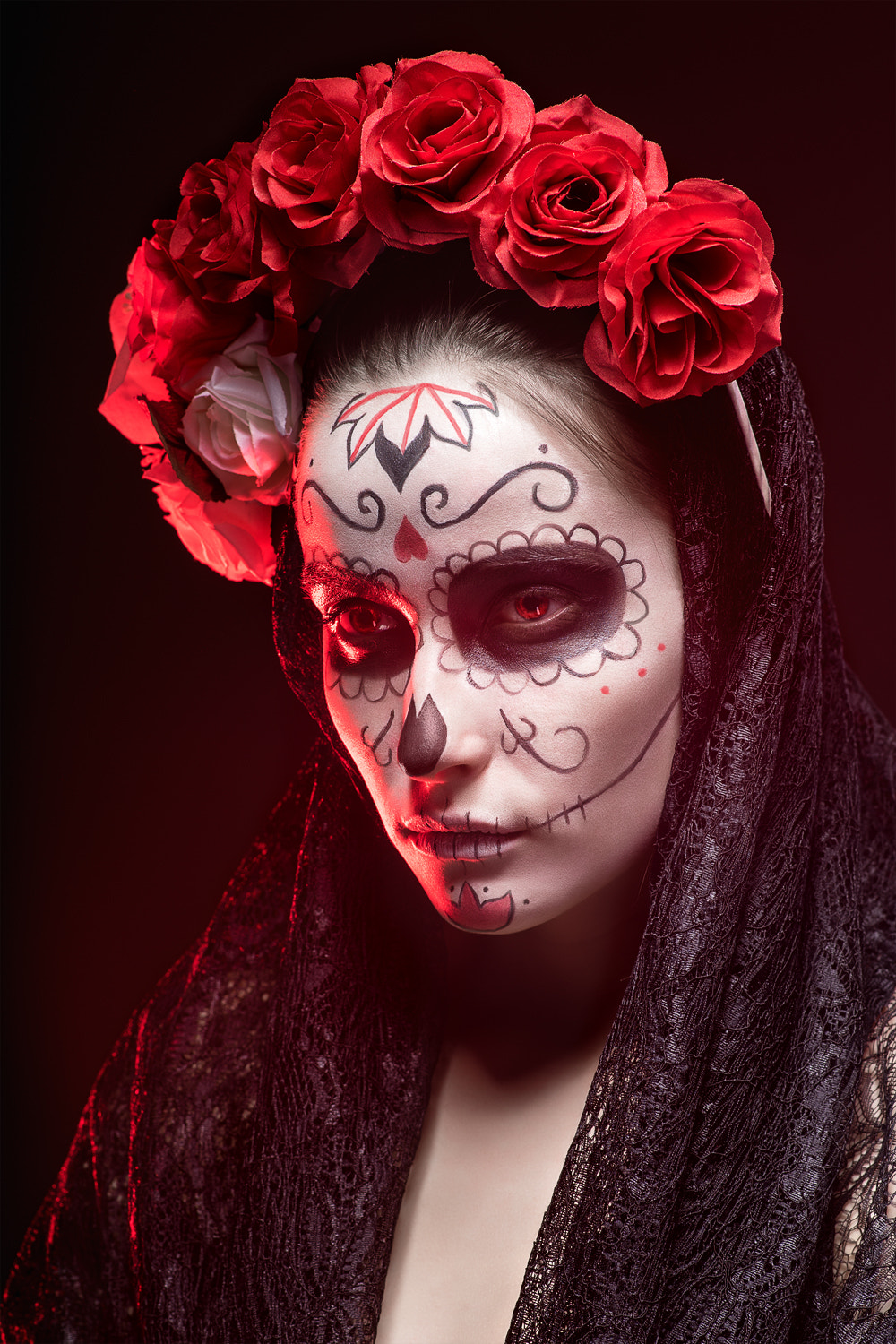 85mm F1.4 sample photo. Santa muerte photography