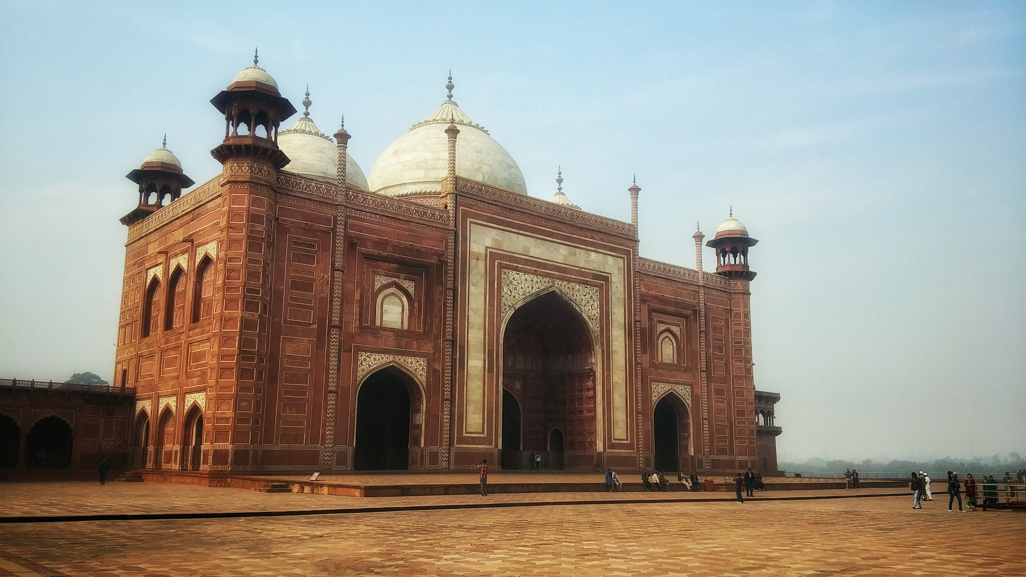 LG G Pro2 sample photo. Taj mahal: "the mosque" photography