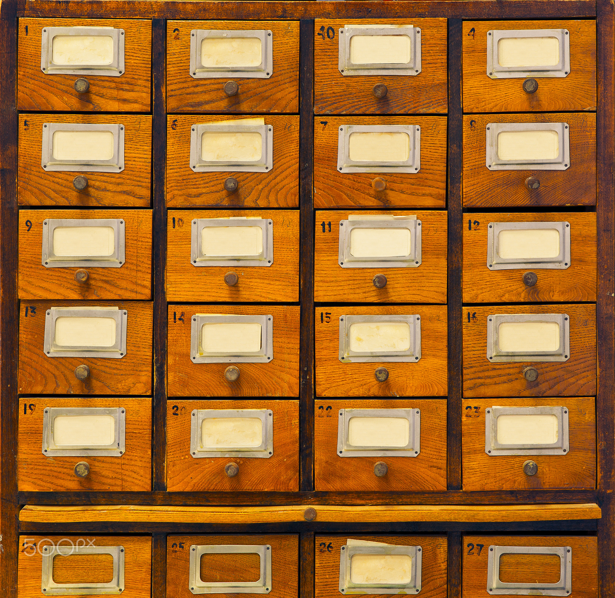 Filing cabinet on an office