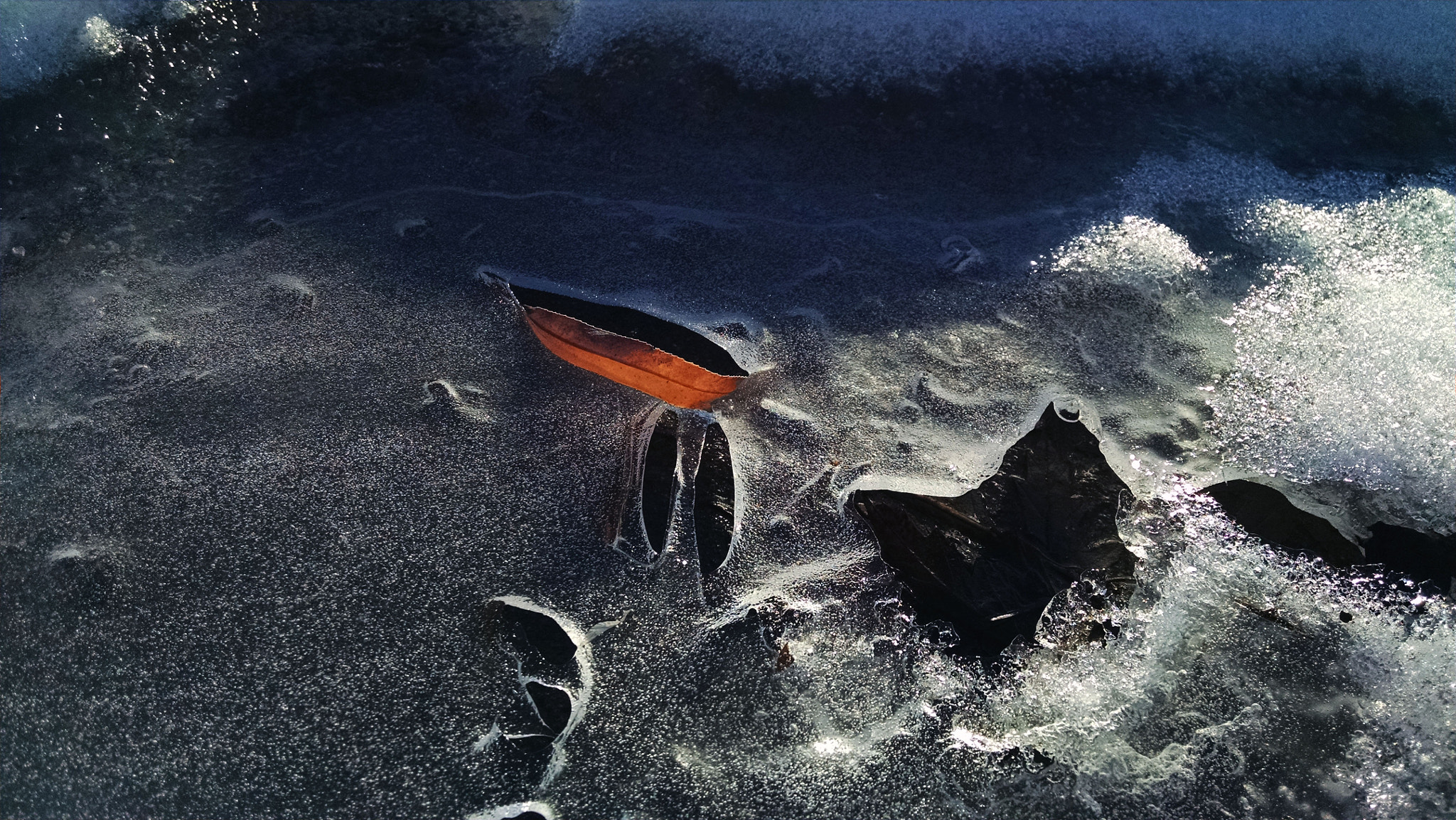 Motorola Droid Mini sample photo. Frozen solid photography
