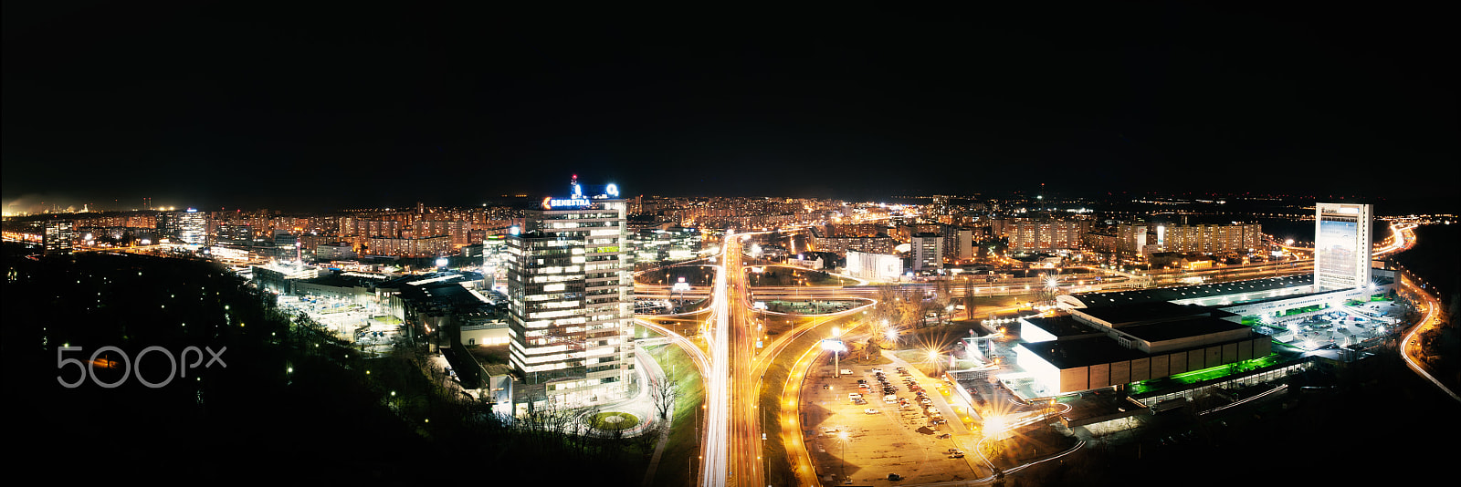 Nikon D700 + Sigma 28mm F1.8 EX DG Aspherical Macro sample photo. Panorama petrzalka ( sk ) photography