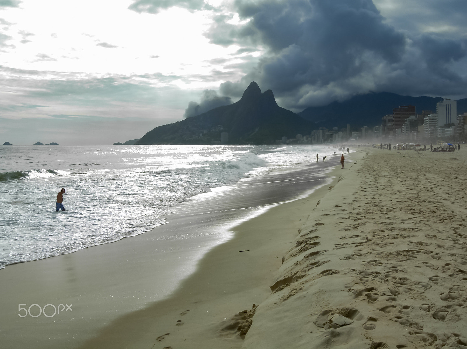 Nikon COOLPIX P3 sample photo. Brazilian famous ipanema beach in beautiful  tropical rio de janeiro  photography