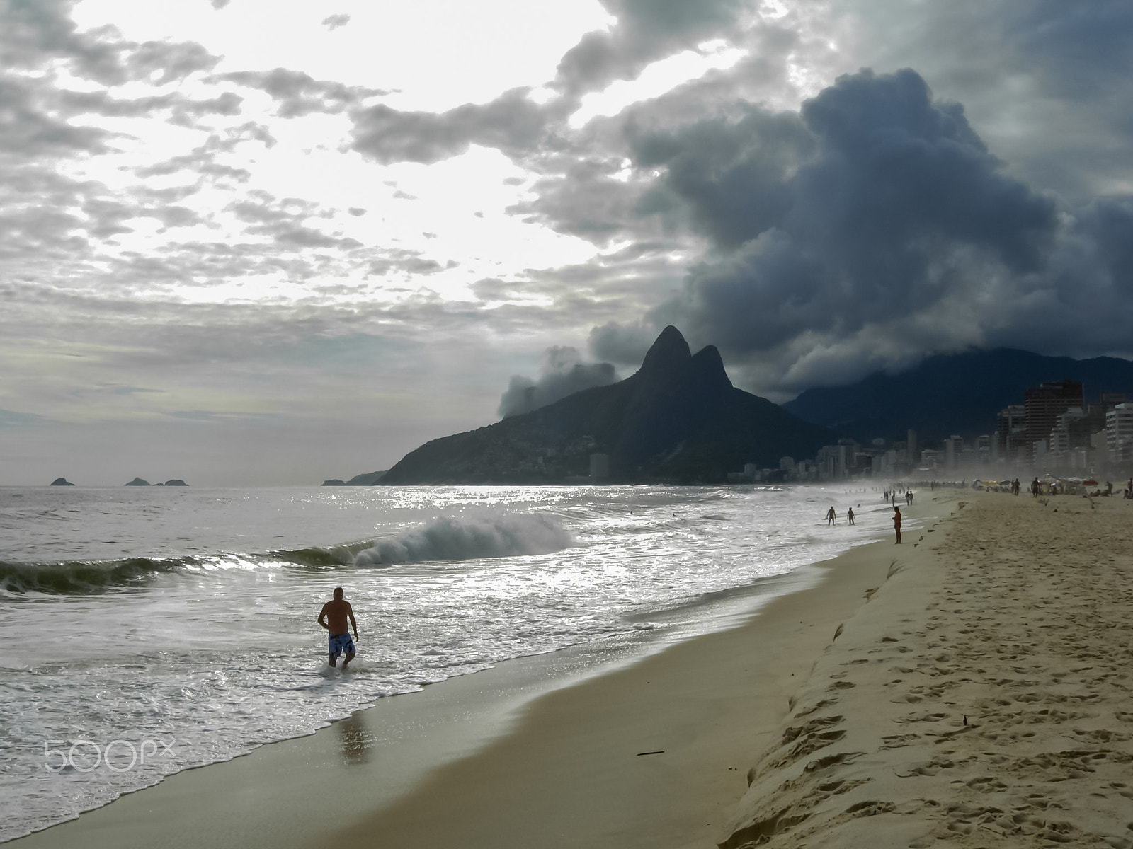 Nikon COOLPIX P3 sample photo. Brazilian famous ipanema beach in beautiful  tropical rio de janeiro  photography
