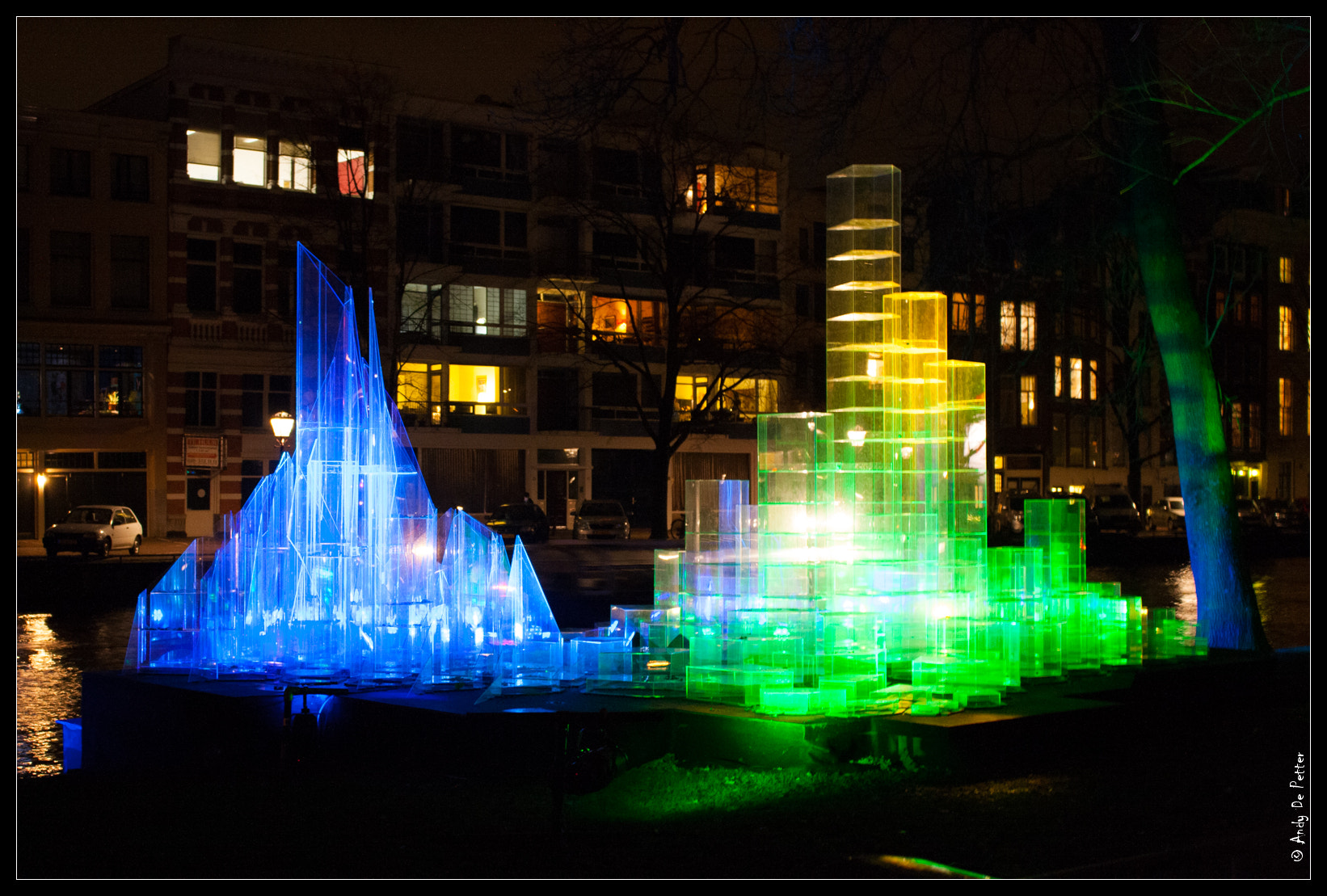 Canon EOS 400D (EOS Digital Rebel XTi / EOS Kiss Digital X) sample photo. Amsterdam light festival photography