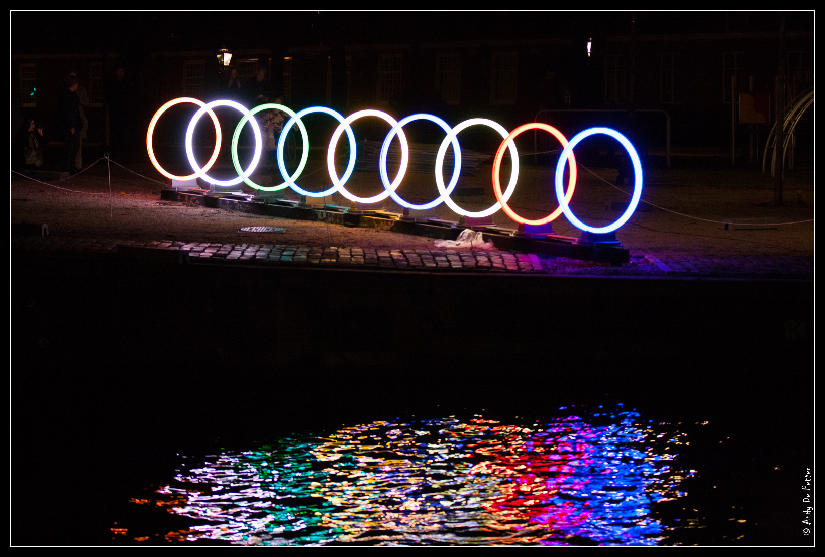 Canon EOS 400D (EOS Digital Rebel XTi / EOS Kiss Digital X) sample photo. Amsterdam light festival photography
