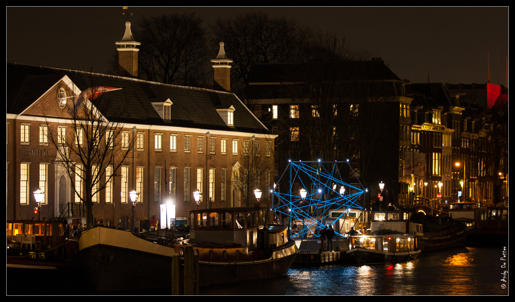 Canon EOS 400D (EOS Digital Rebel XTi / EOS Kiss Digital X) sample photo. Amsterdam light festival photography