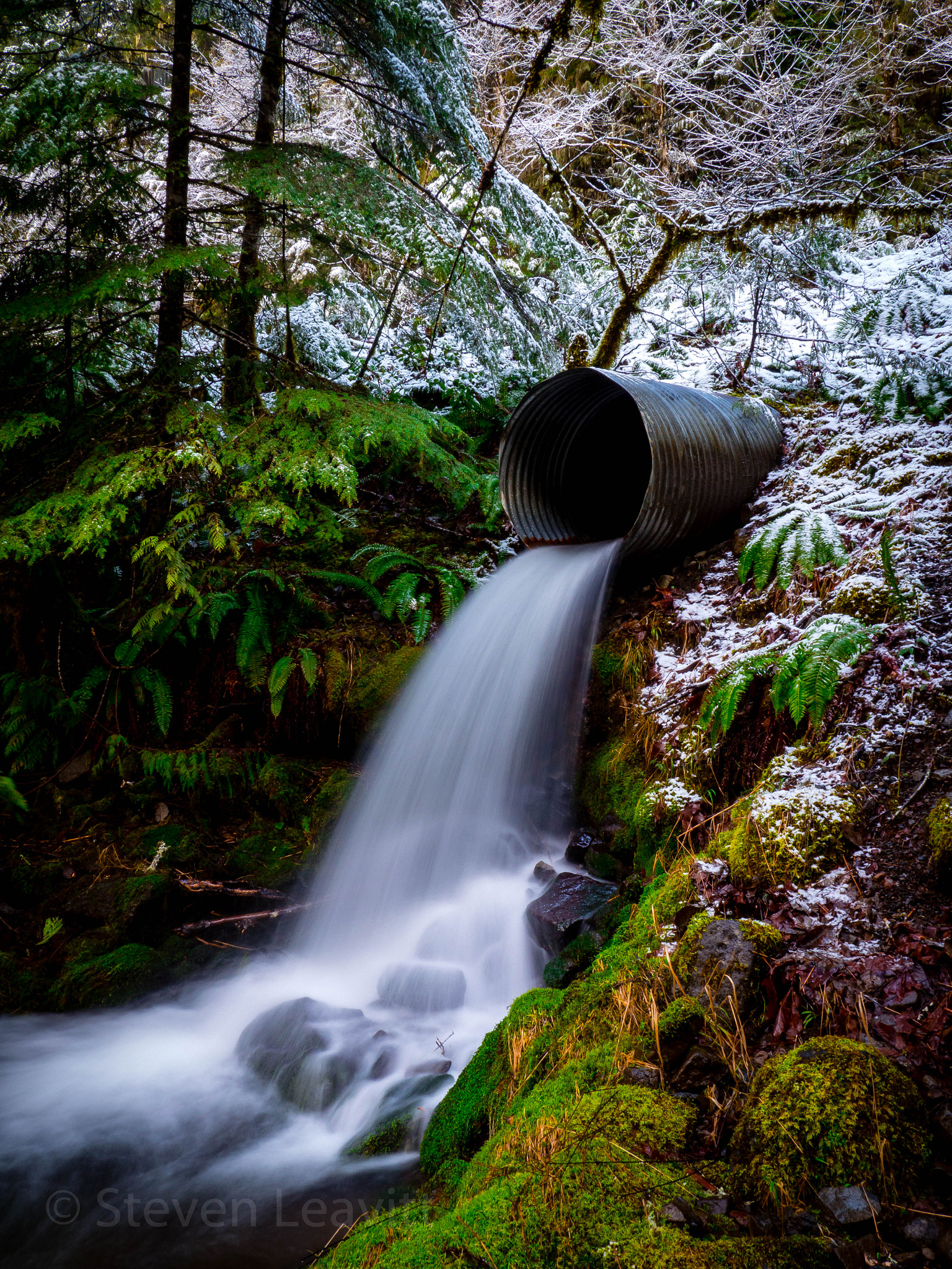 Panasonic Lumix DMC-GX8 sample photo. Pouring in to the salmon river.  photography