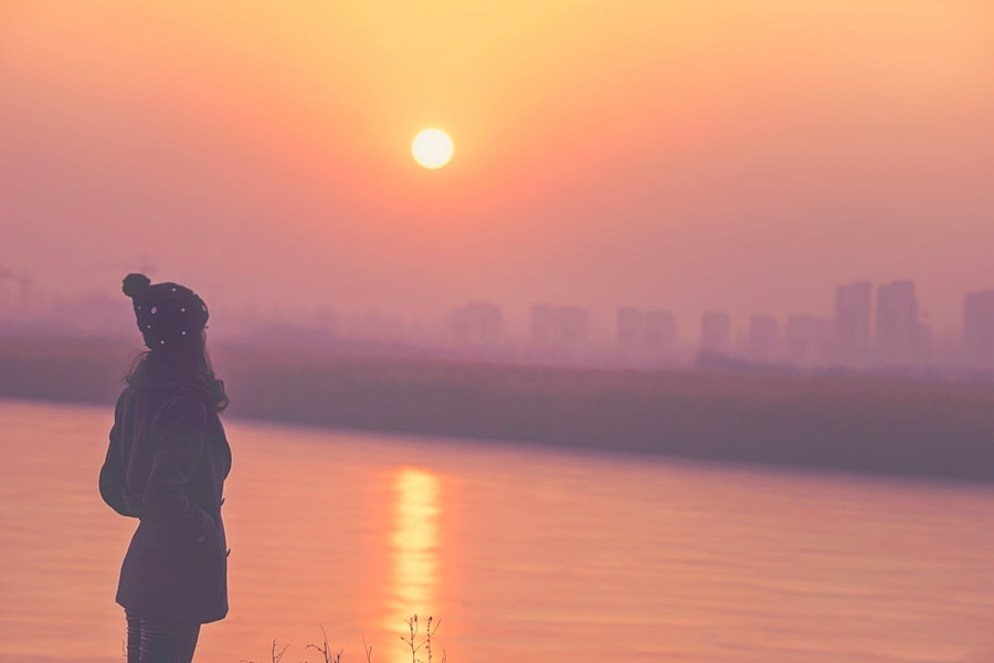 Sony a7 + Canon EF 135mm F2L USM sample photo. Watching the setting sun photography