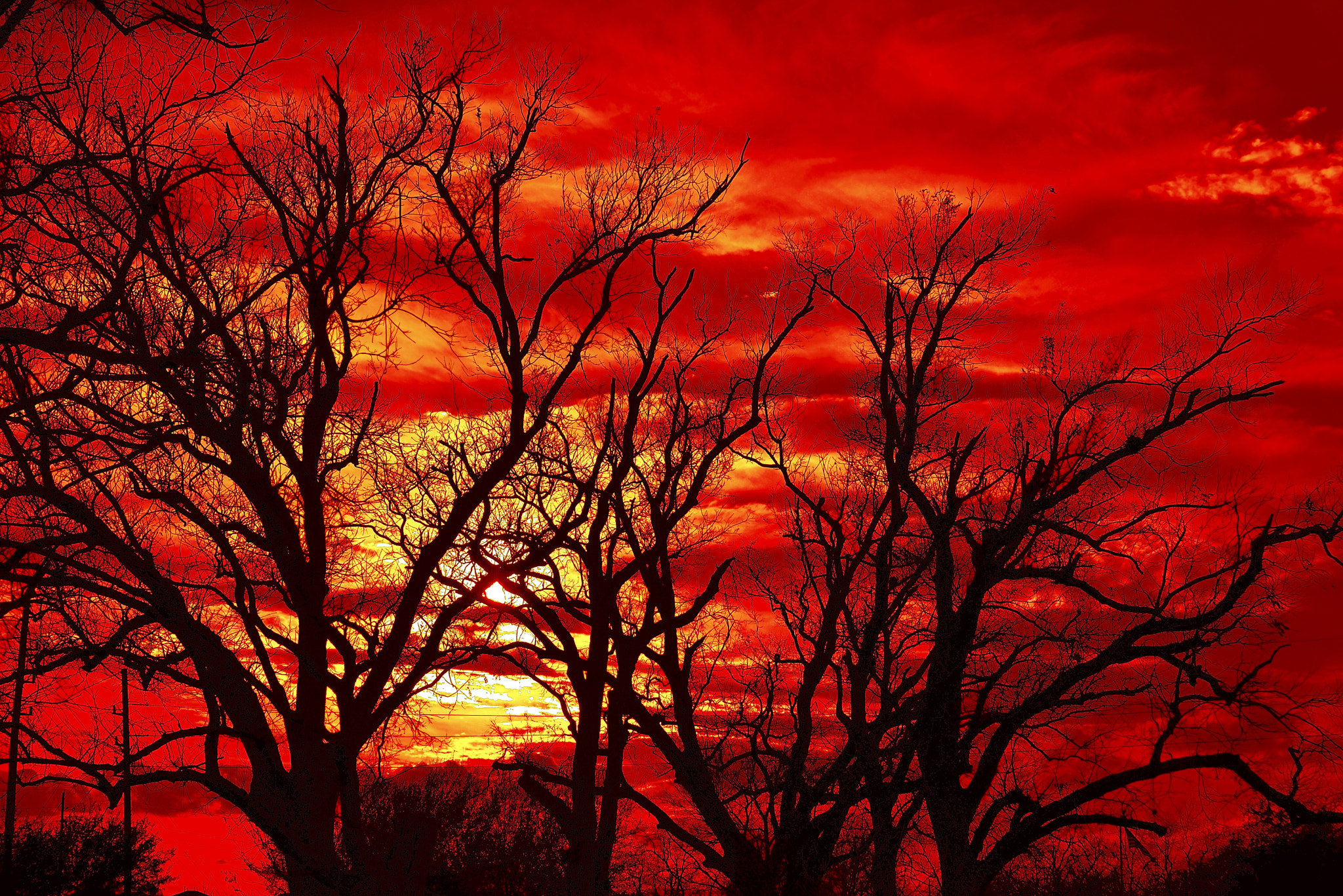 Nikon D610 + Nikon AF Nikkor 105mm F2D DC sample photo. Fiery sky photography