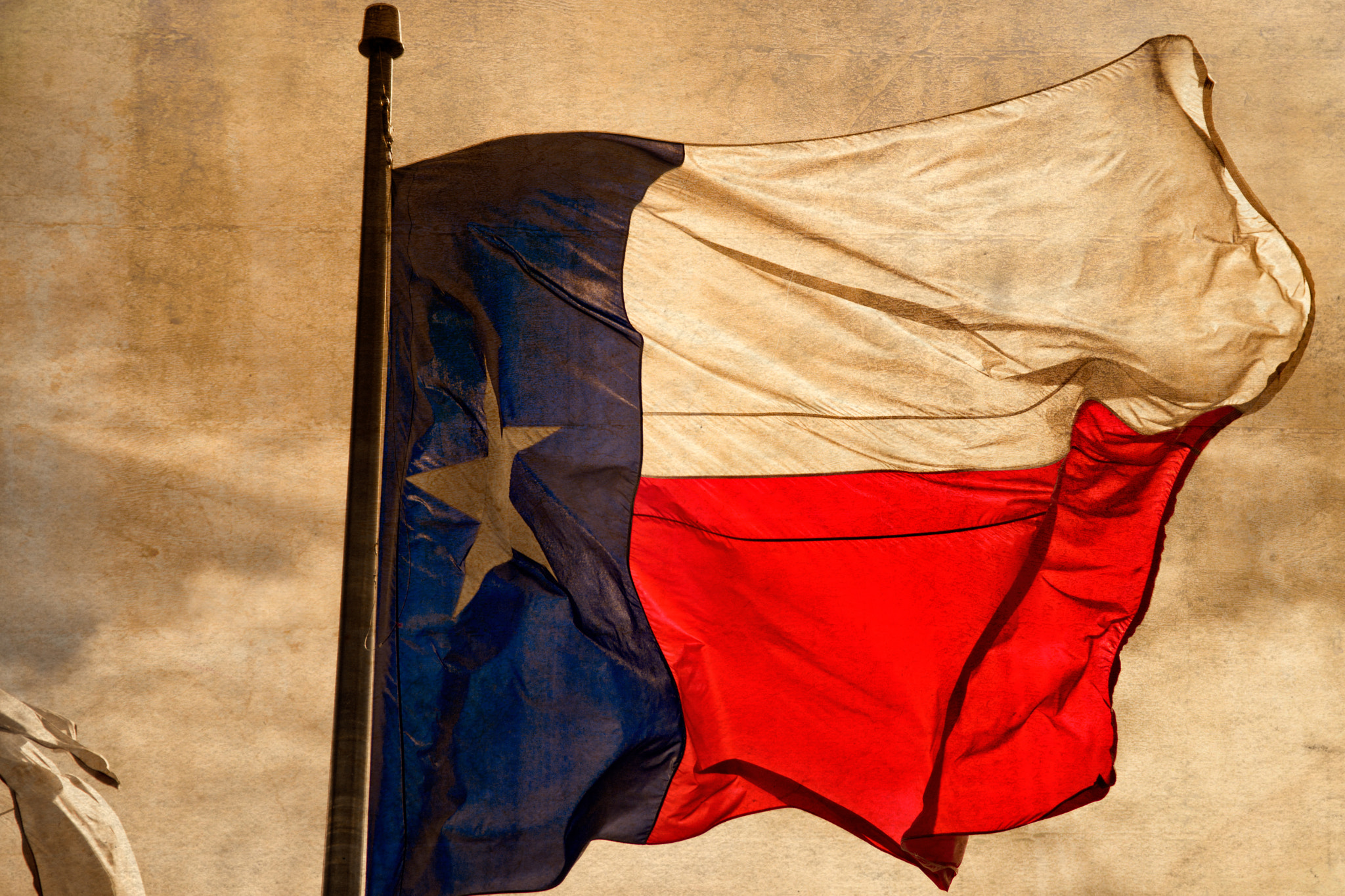 Sony Alpha DSLR-A850 sample photo. Texas flag photography