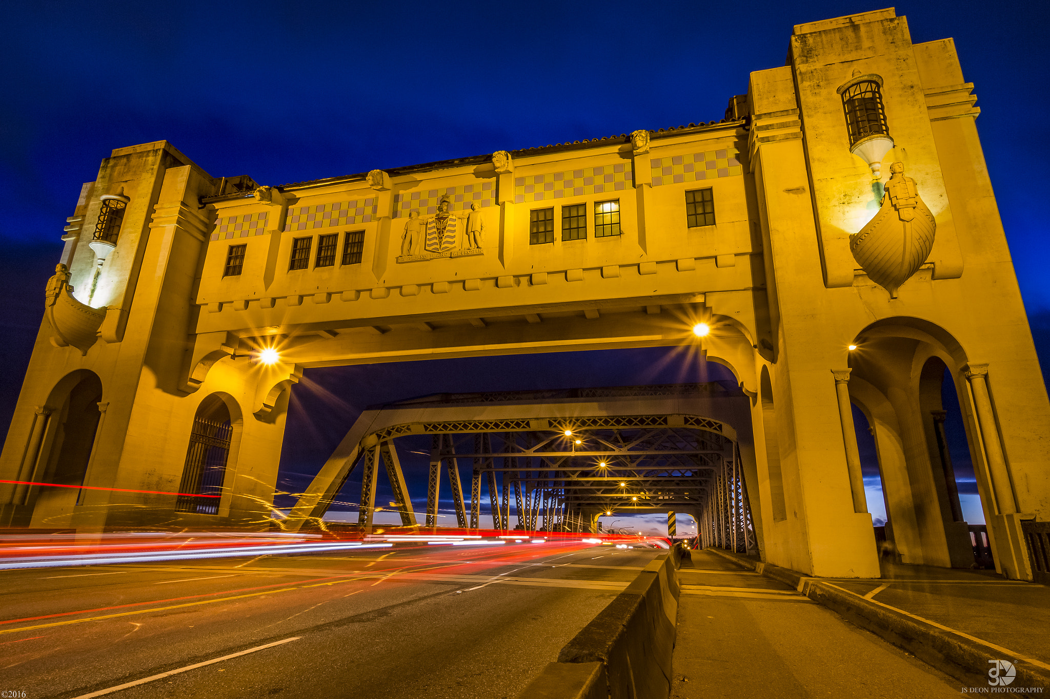 Sigma 10-20mm F3.5 EX DC HSM sample photo. Long exposure night view of burrard bridge photography