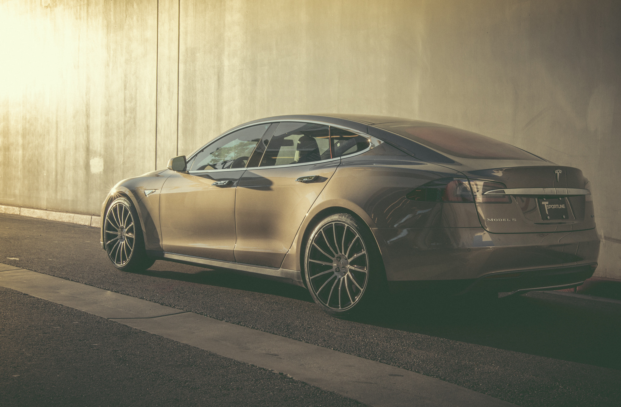 Sony a7R II + Sigma 18-35mm f/1.8 DC HSM sample photo. Tesla model s photography