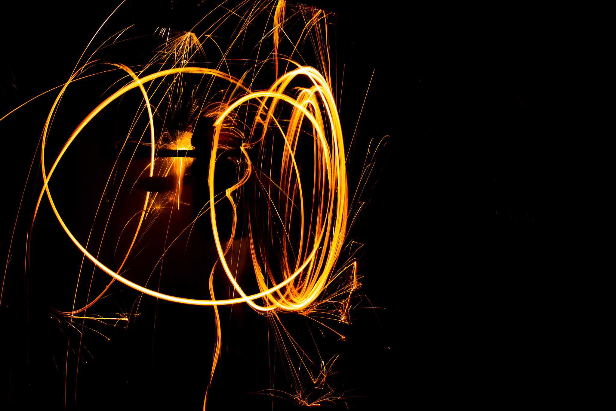 Canon EF 8-15mm F4L Fisheye USM sample photo. Spinning the fire photography
