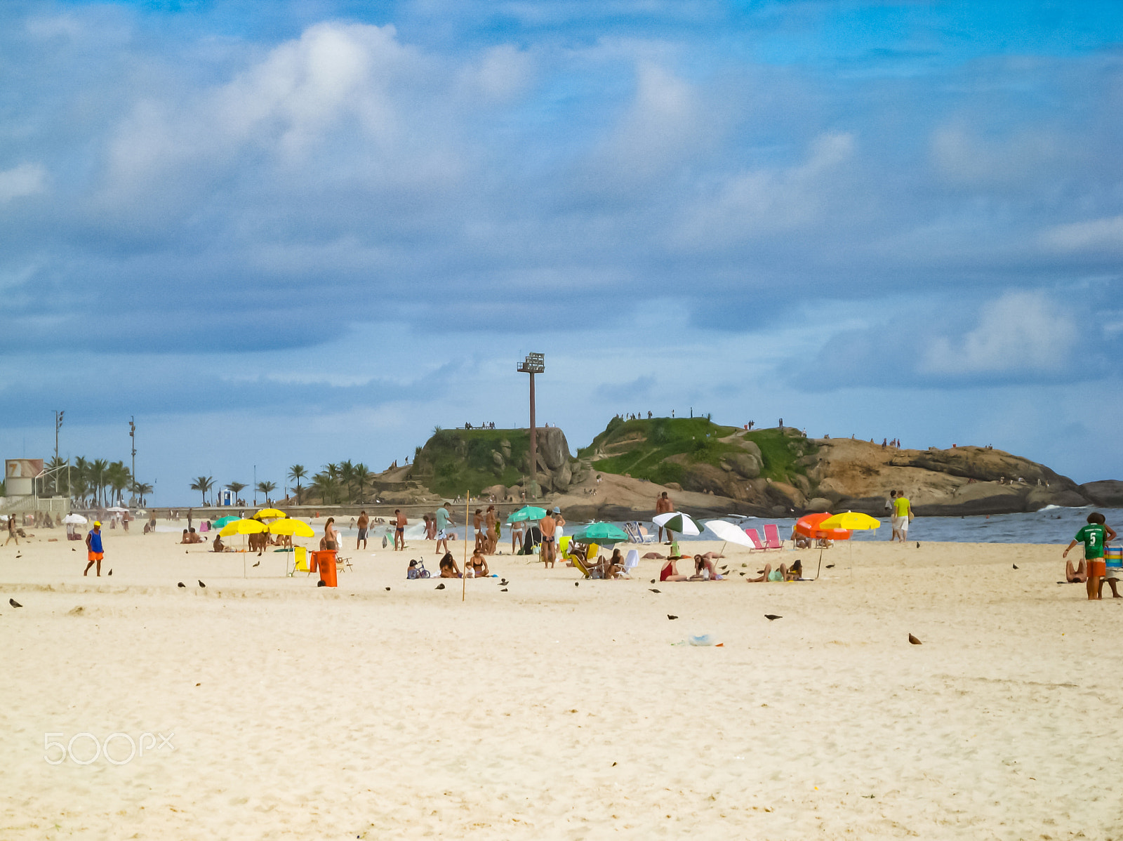 Nikon COOLPIX P3 sample photo. Brazilian famous ipanema beach in beautiful  tropical rio de janeiro  photography