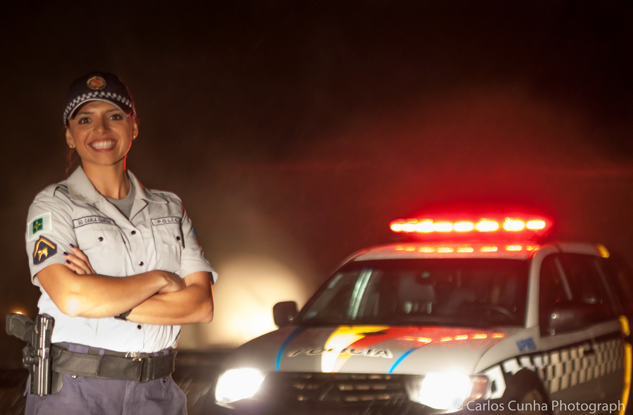 Sigma 24-70mm F2.8 EX DG Macro sample photo. Police officer photography