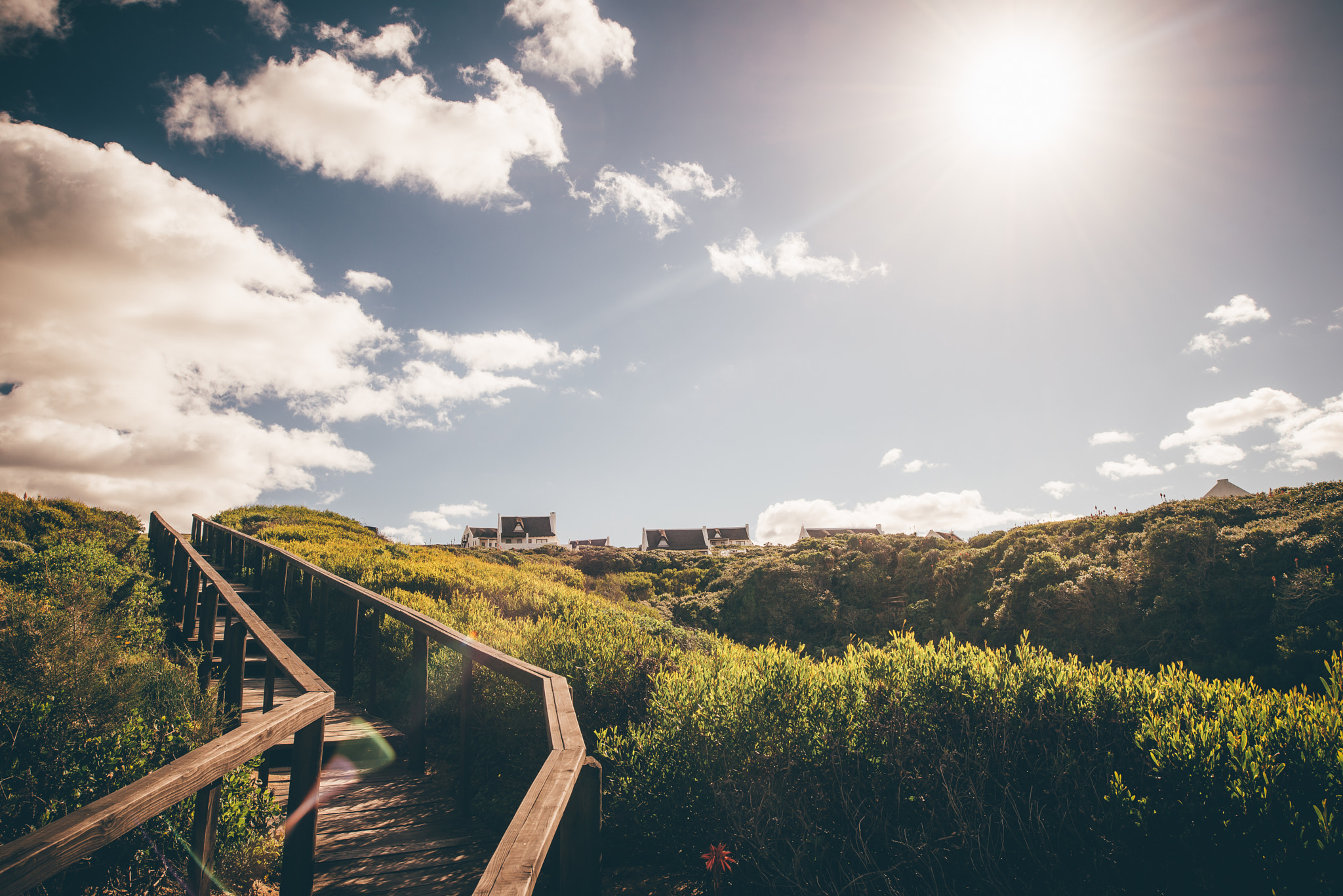 Nikon D800E + Nikon PC-E Nikkor 24mm F3.5D ED Tilt-Shift sample photo. Beachhouses in south africa photography