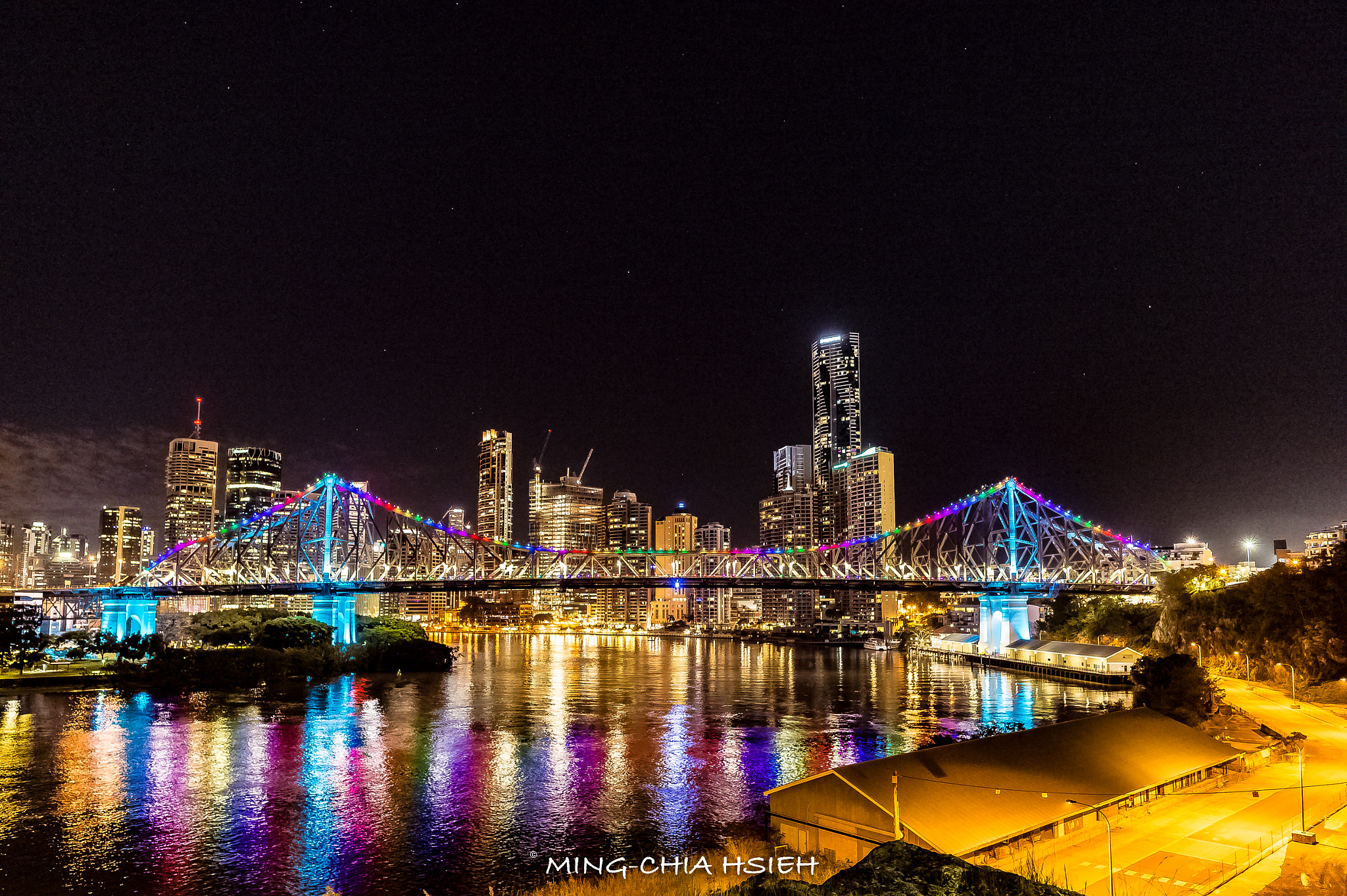 Nikon Df + Nikon AF-S Nikkor 20mm F1.8G ED sample photo. Story bridge photography