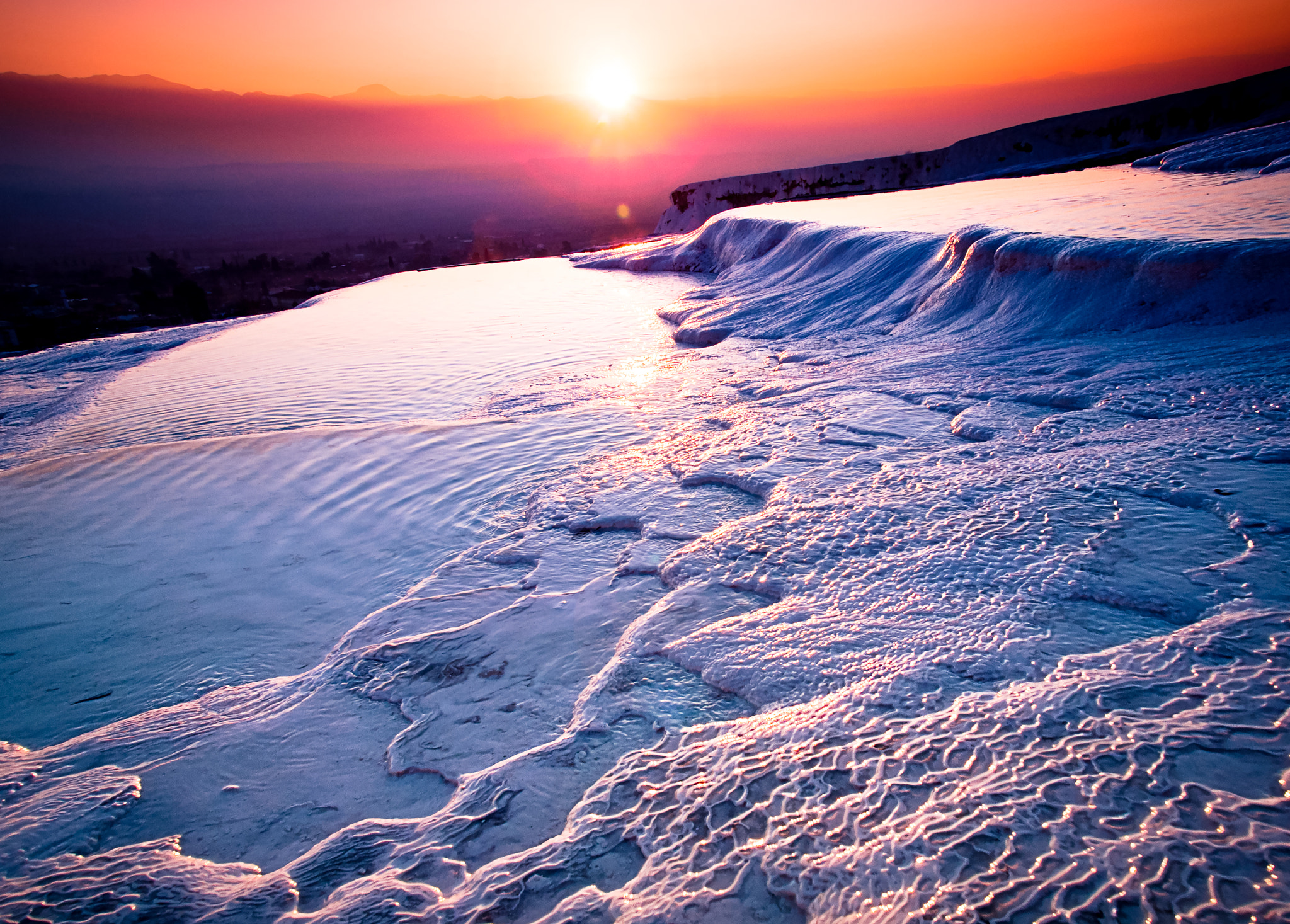 Olympus E-30 + OLYMPUS 14-54mm Lens sample photo. Beautiful pamukkale photography