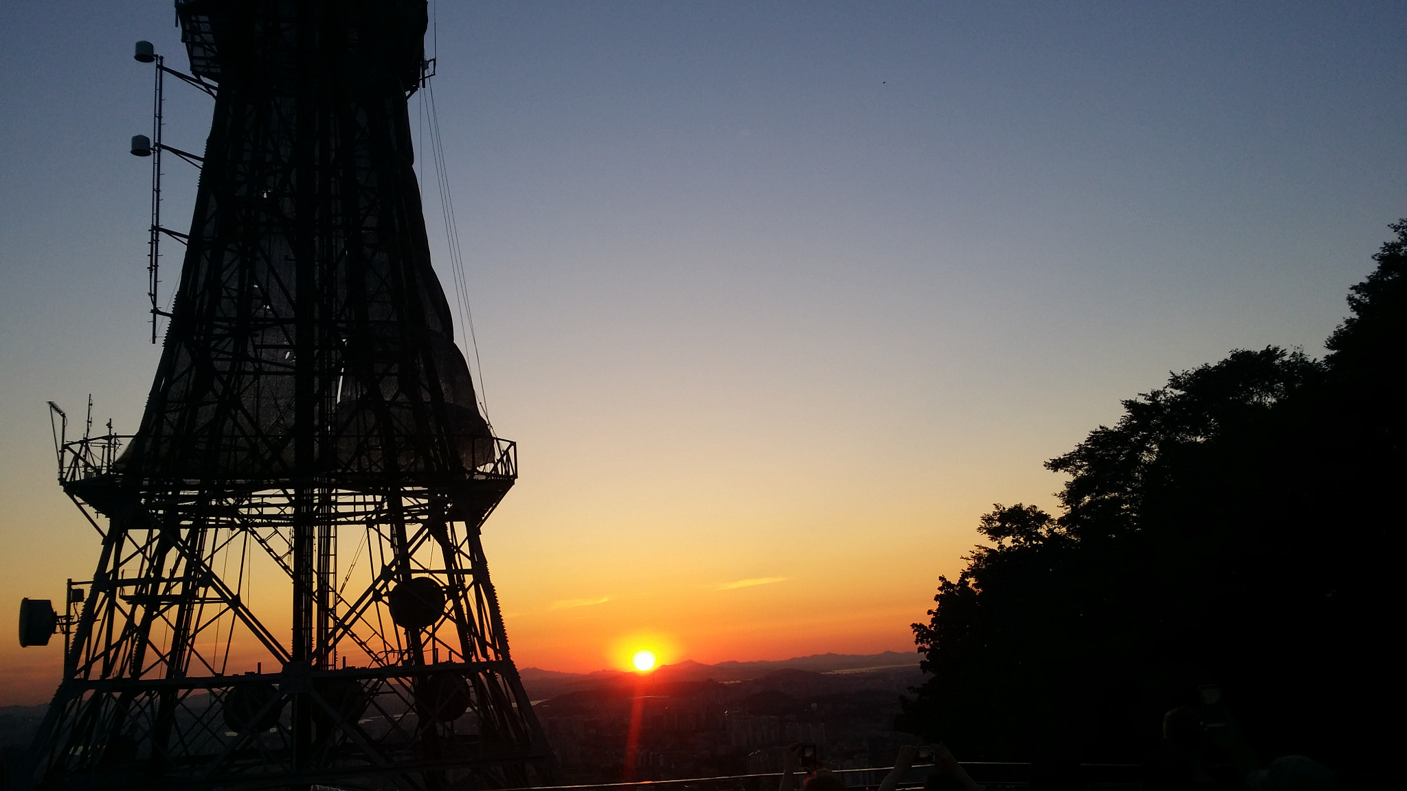 Samsung Galaxy S4 LTE-A sample photo. N seoultower sunset photography