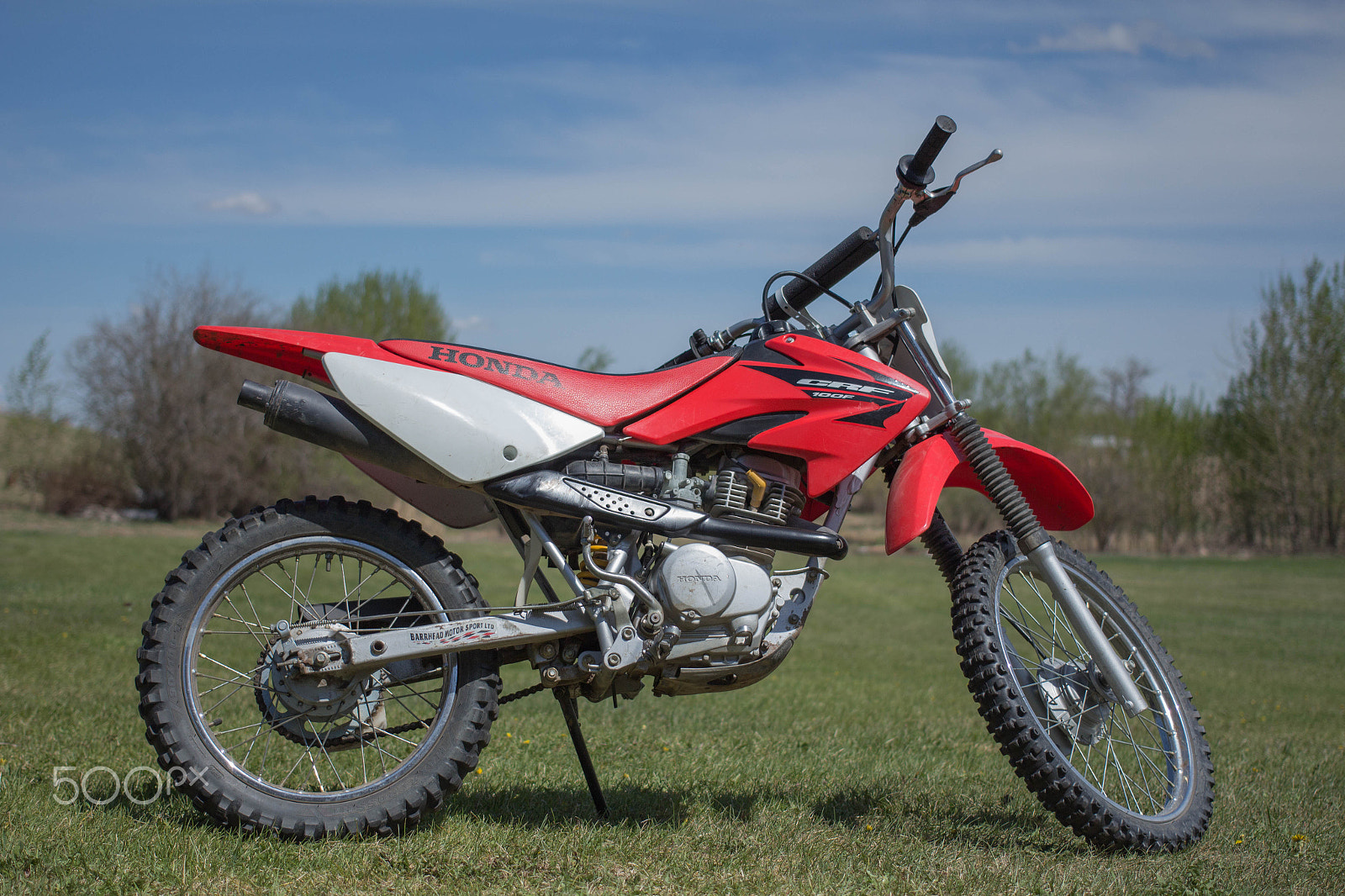 Canon EF 40mm F2.8 STM sample photo. Honda dirtbike photography