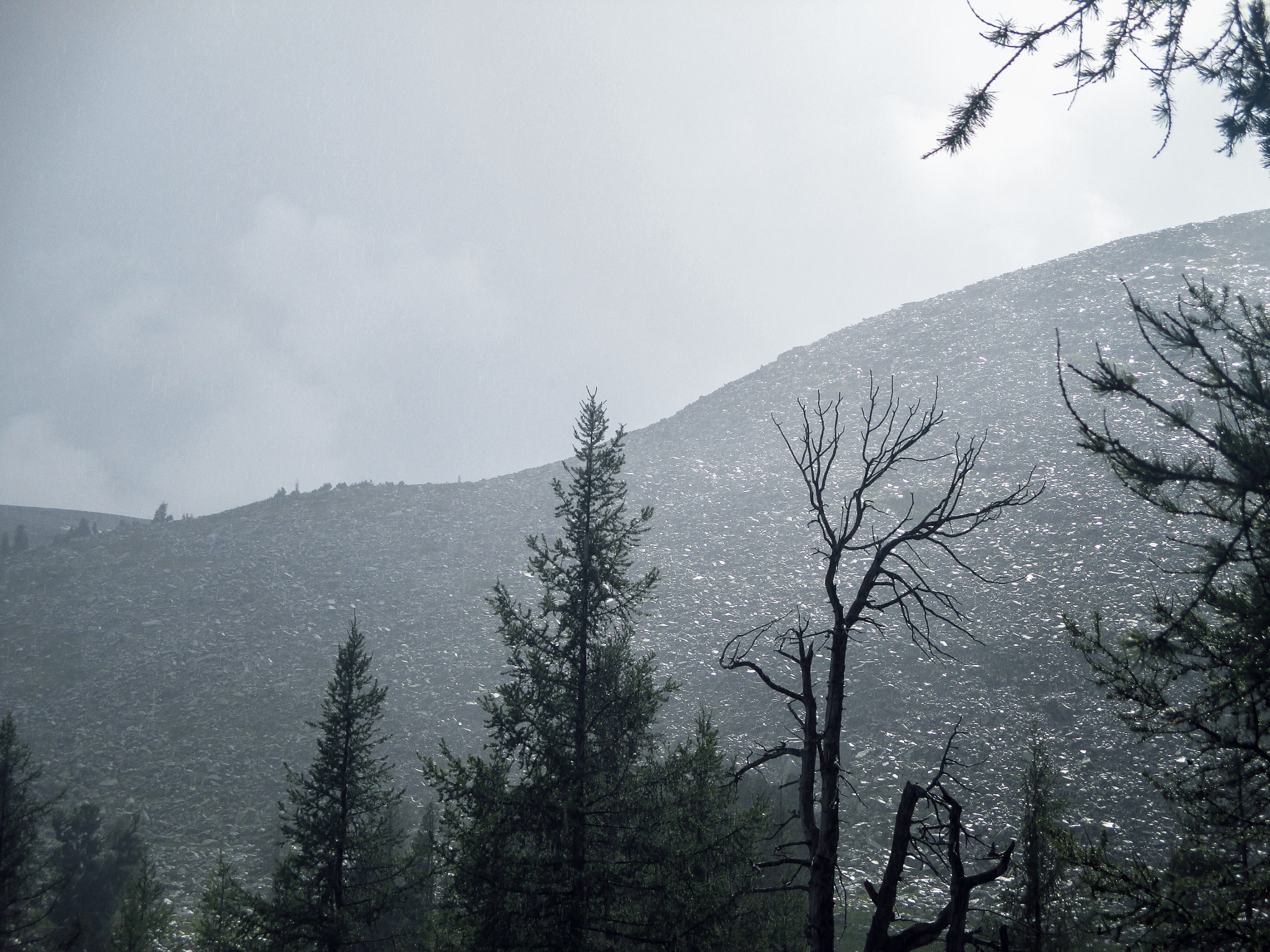Canon IXUS 135 sample photo. Rain in the mountains photography