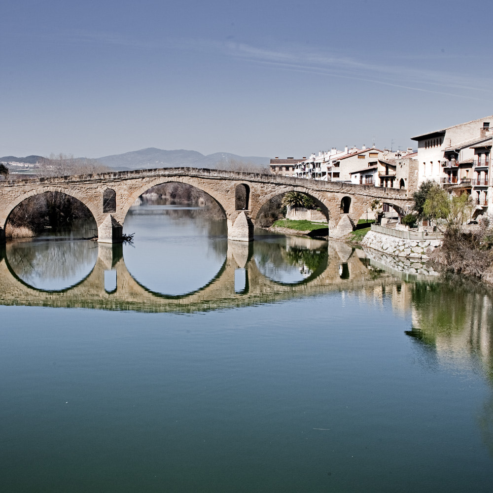 Canon EF 24mm F2.8 sample photo. Puente la reina, navarra photography