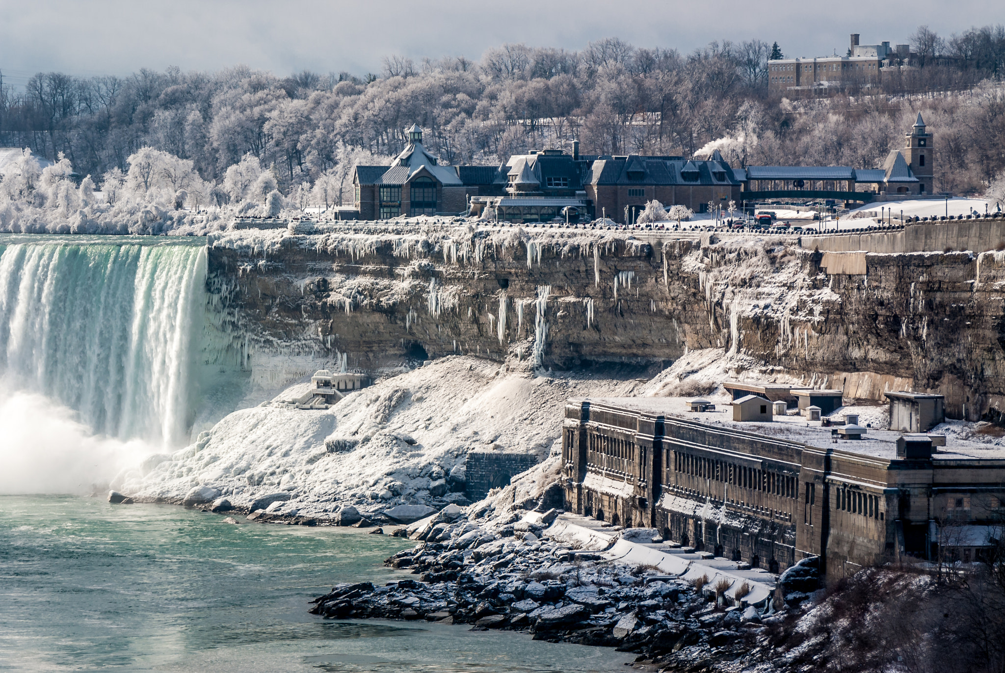 Nikon D200 sample photo. Niagara falls power photography