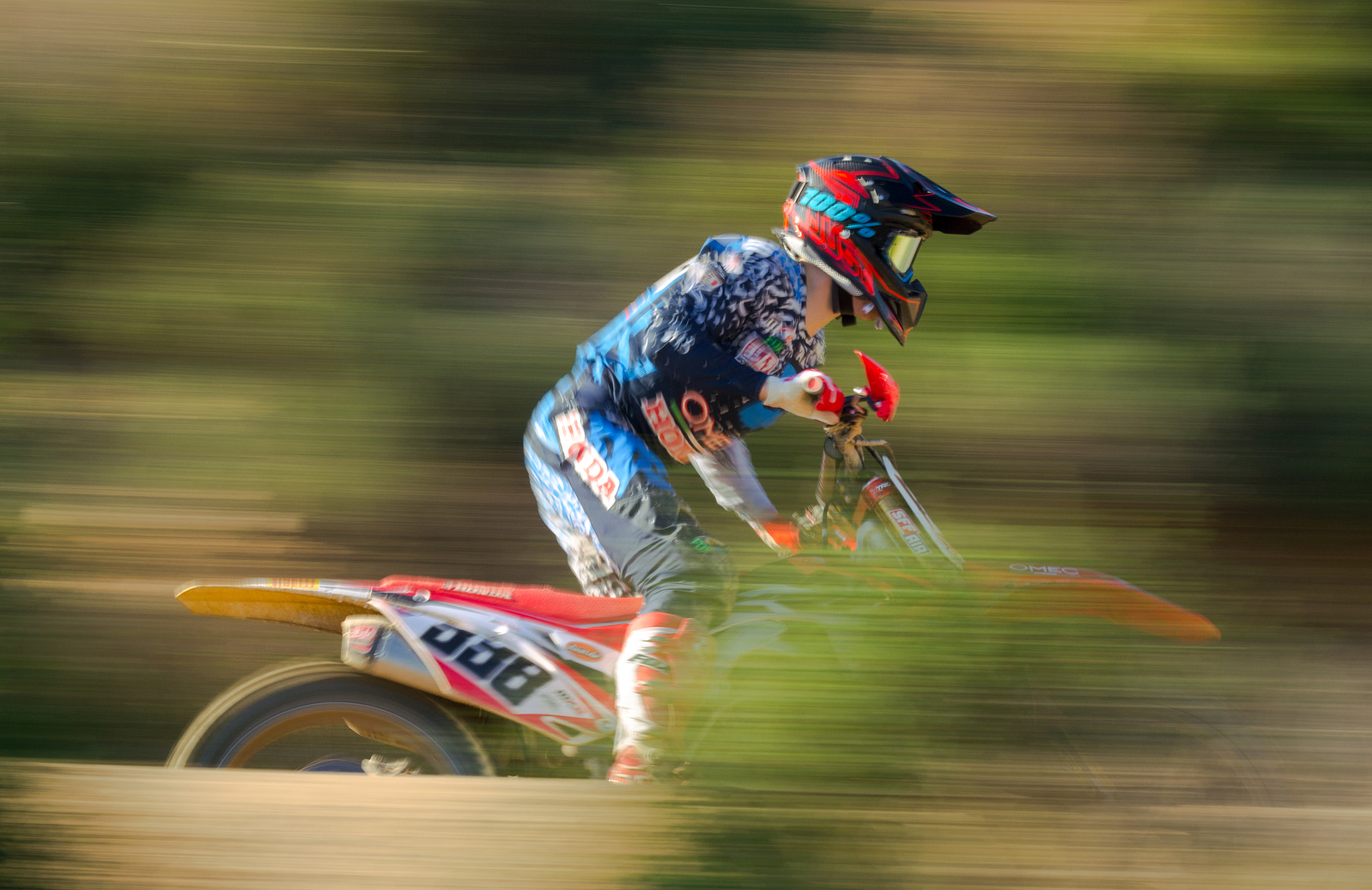 Sigma 70-200mm F2.8 EX DG Macro HSM II sample photo. Motocross photography