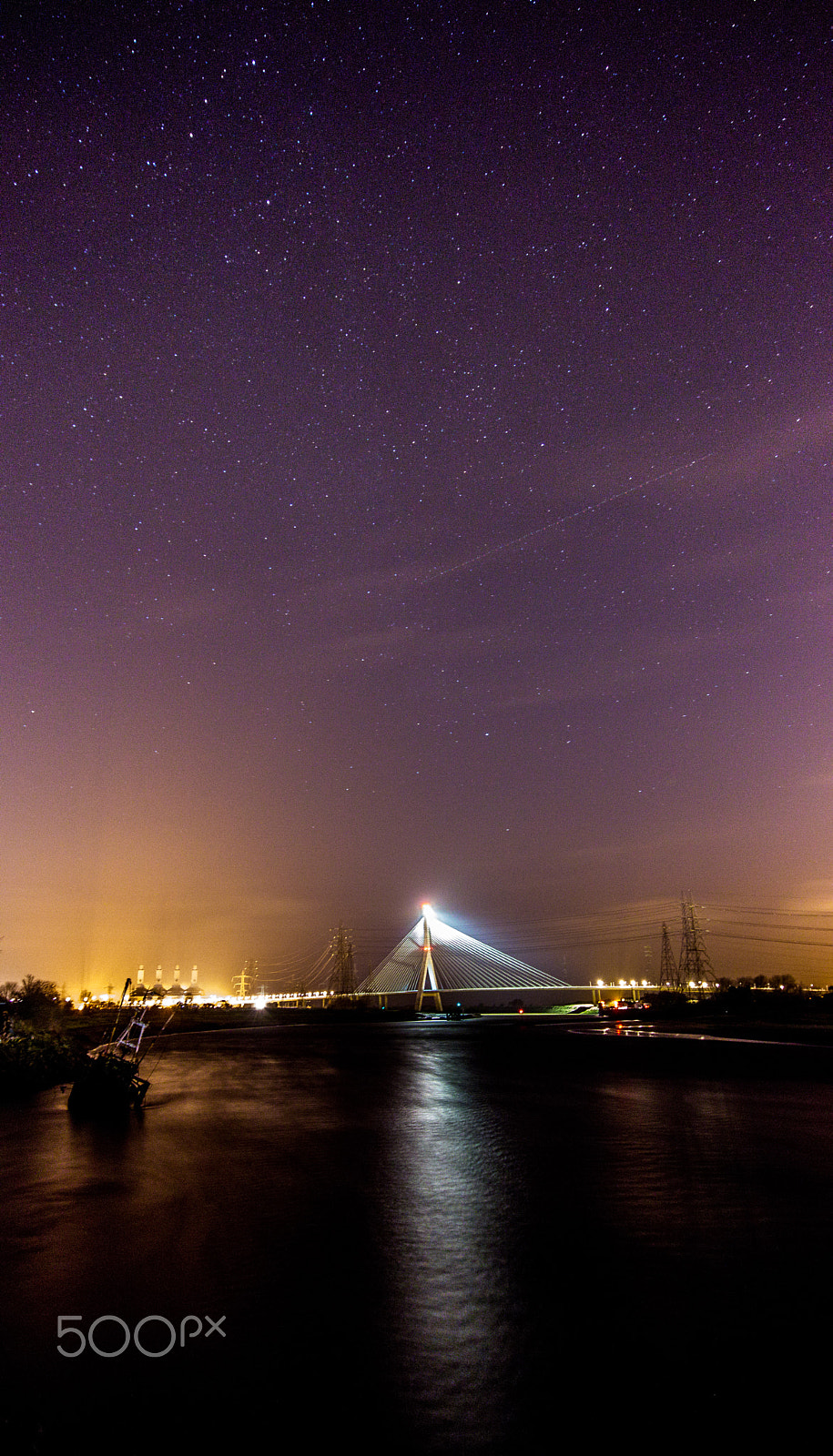 Canon EOS M + Sigma 10-20mm F4-5.6 EX DC HSM sample photo. A bridge under the stars photography