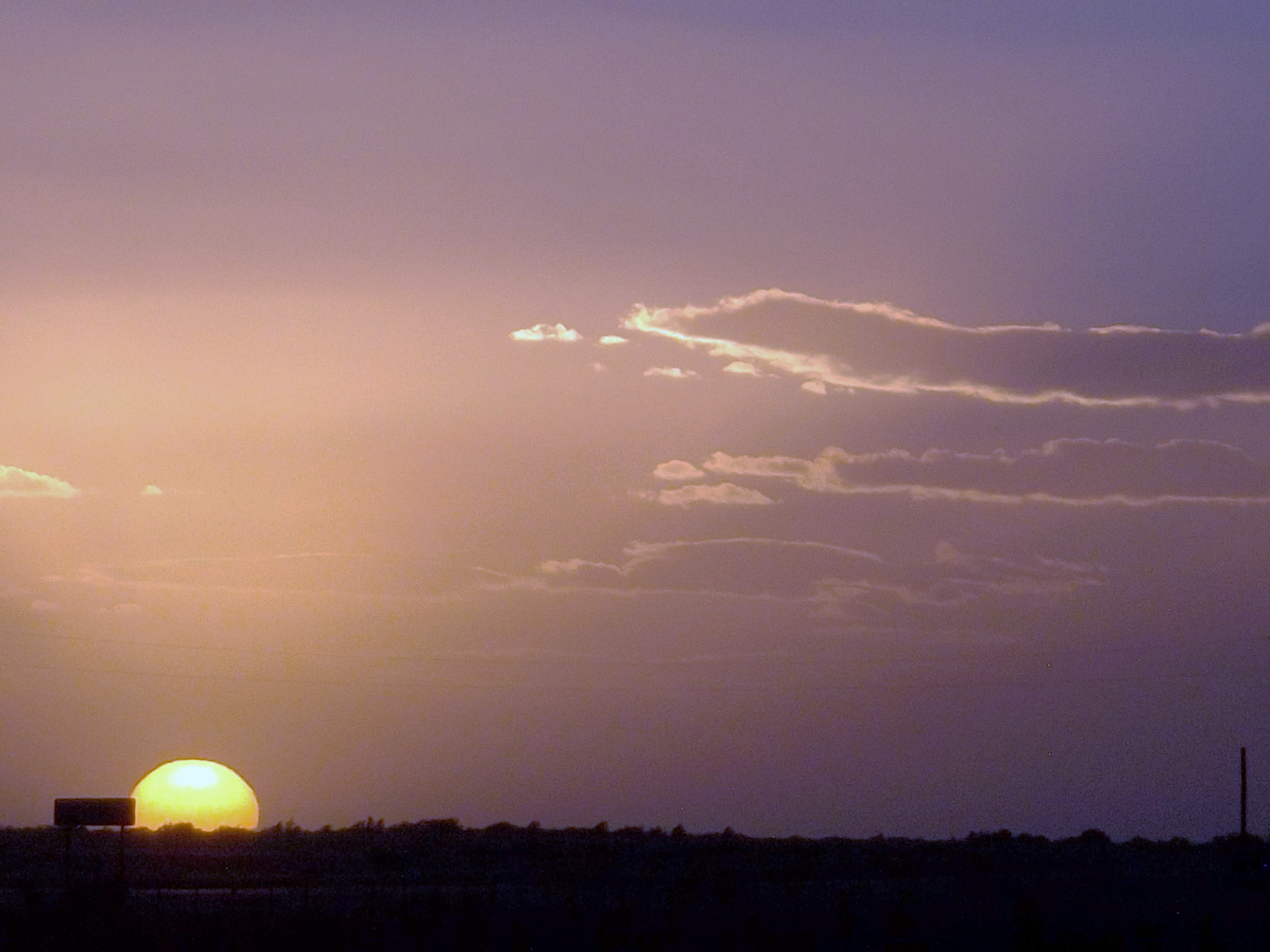 Kodak EASYSHARE C195 DIGITAL CAMERA sample photo. West texas sunset photography