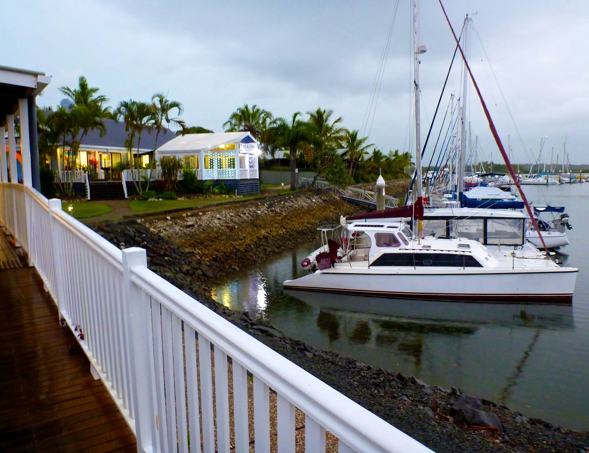 Panasonic DMC-FT3 sample photo. Tin can bay marina photography