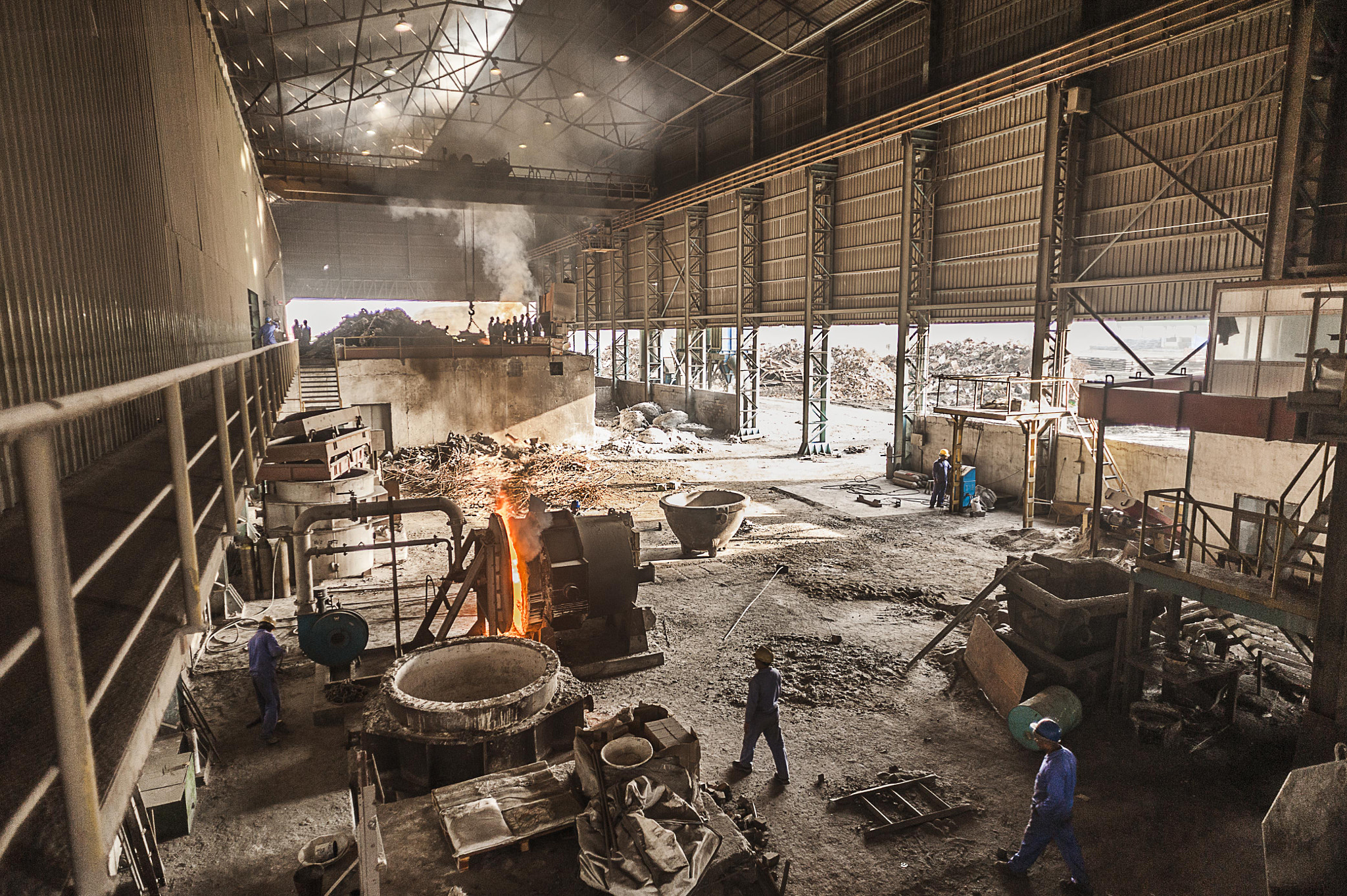 Nikon D700 + AF Nikkor 20mm f/2.8 sample photo. Steelmill photography