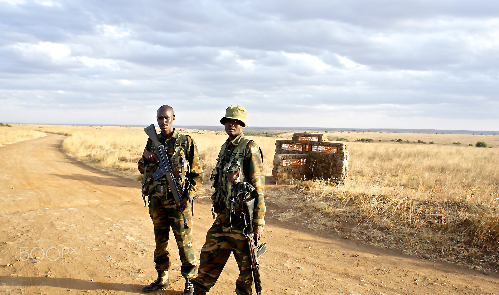 Tamron 18-200mm F3.5-6.3 Di III VC sample photo. Rangers in nairobi national park kenya photography