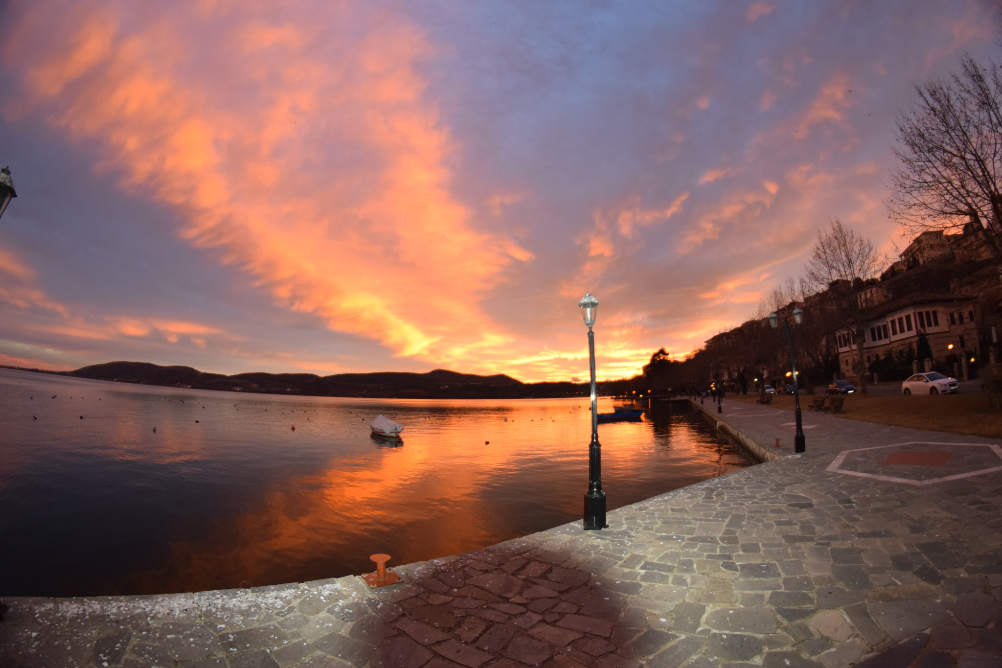 Nikon D5300 + Samyang 8mm F3.5 Aspherical IF MC Fisheye sample photo. Colourful sky photography