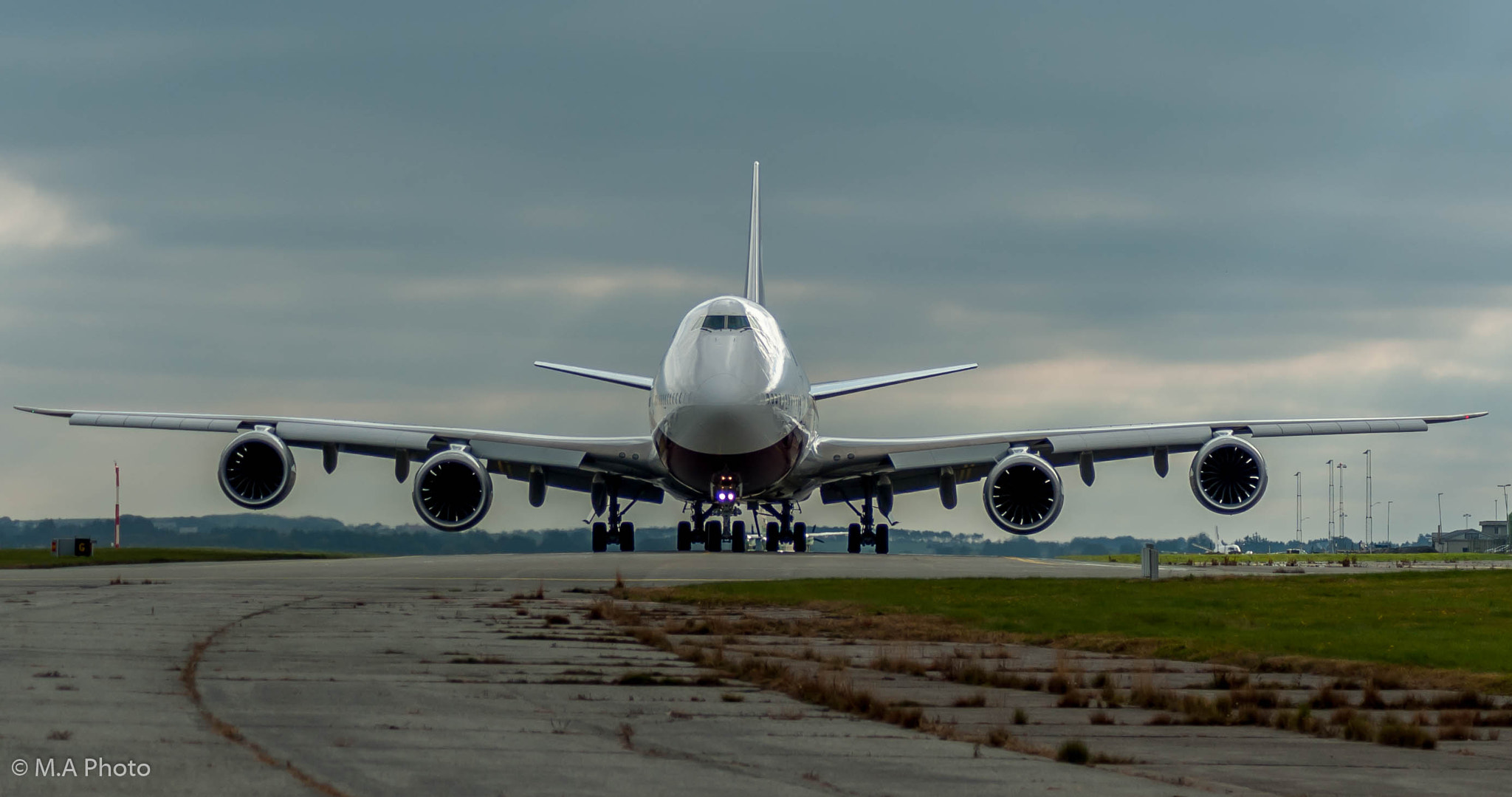 Nikon D3 sample photo. B747-8 | vq-bsk  @ sola airport 2015 photography