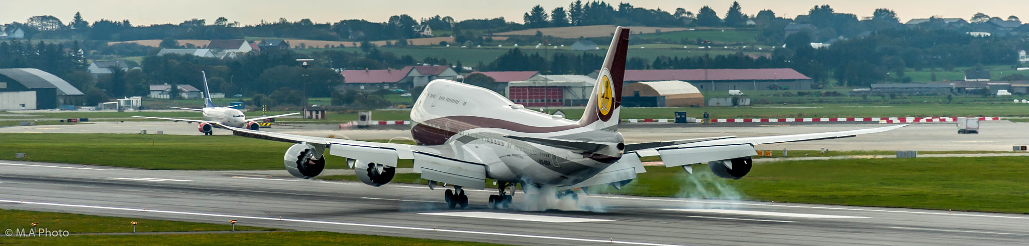 Nikon D3 sample photo. B747-8 | vq-bsk  @ sola airport 2015 photography