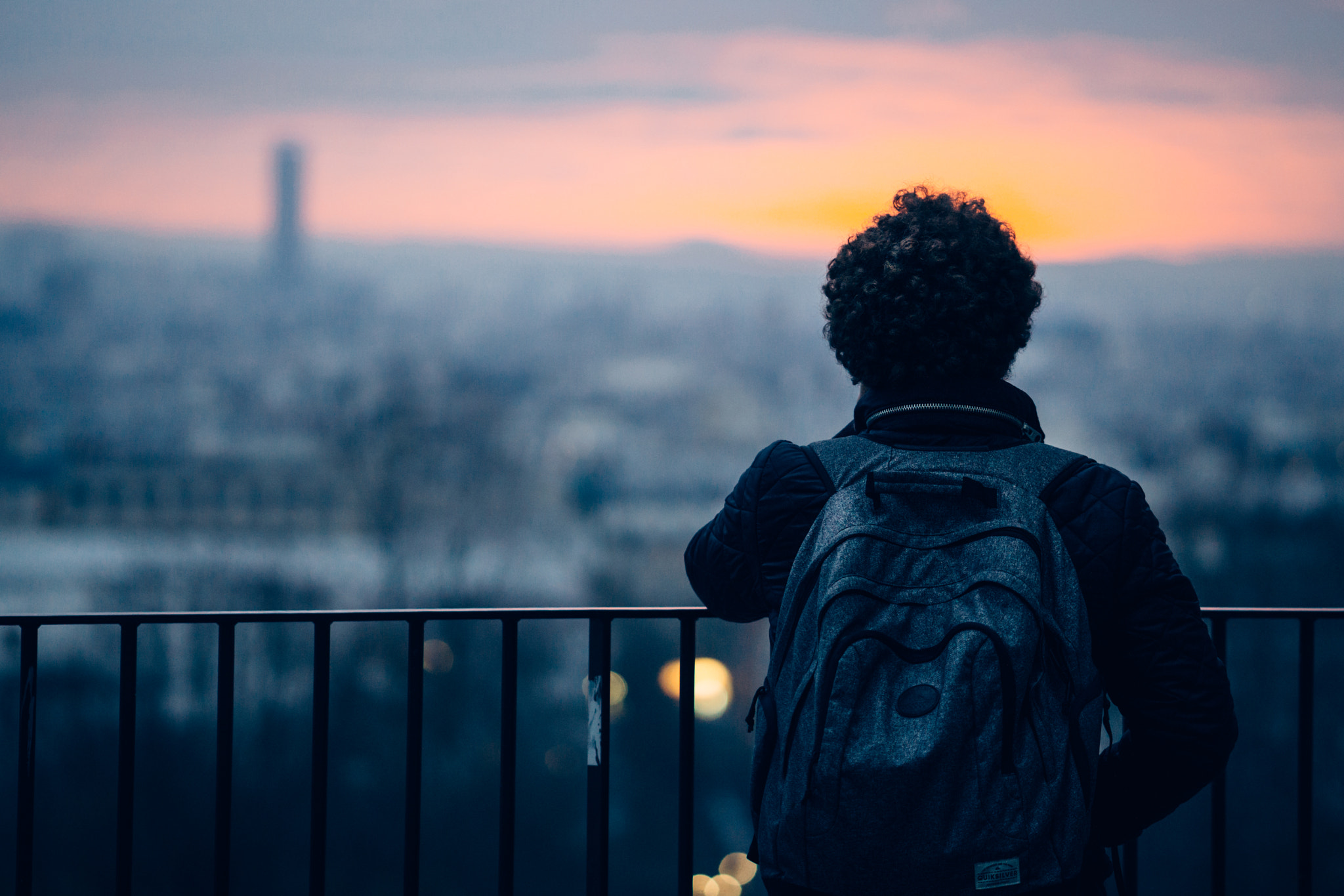 ZEISS Batis 85mm F1.8 sample photo. Sunset from belleville photography
