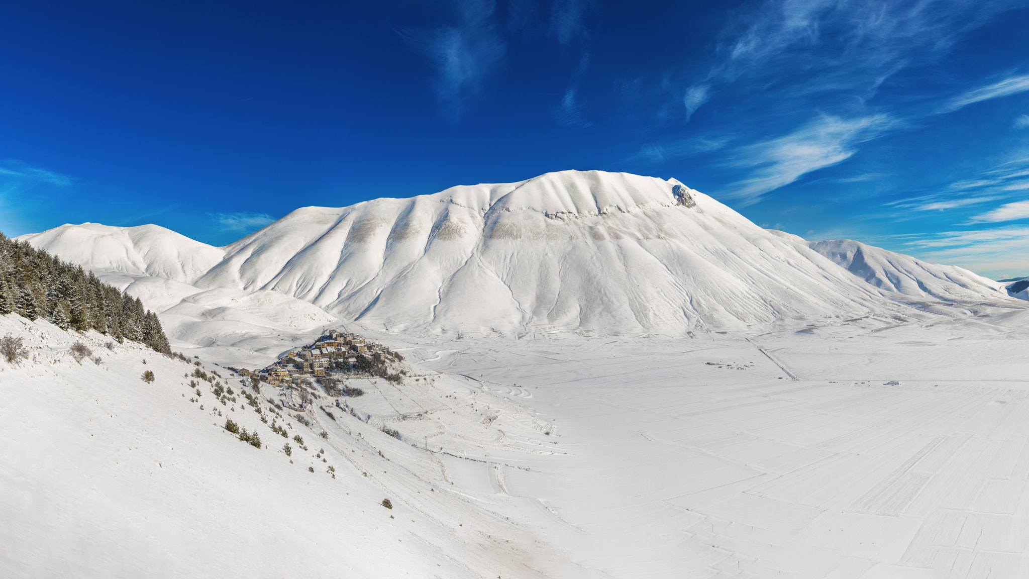 Castelluccio in winter